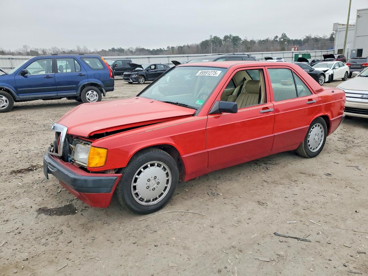 1989 Mercedes-Benz 190, VIN WDBDA29D8KF647809 — Front end