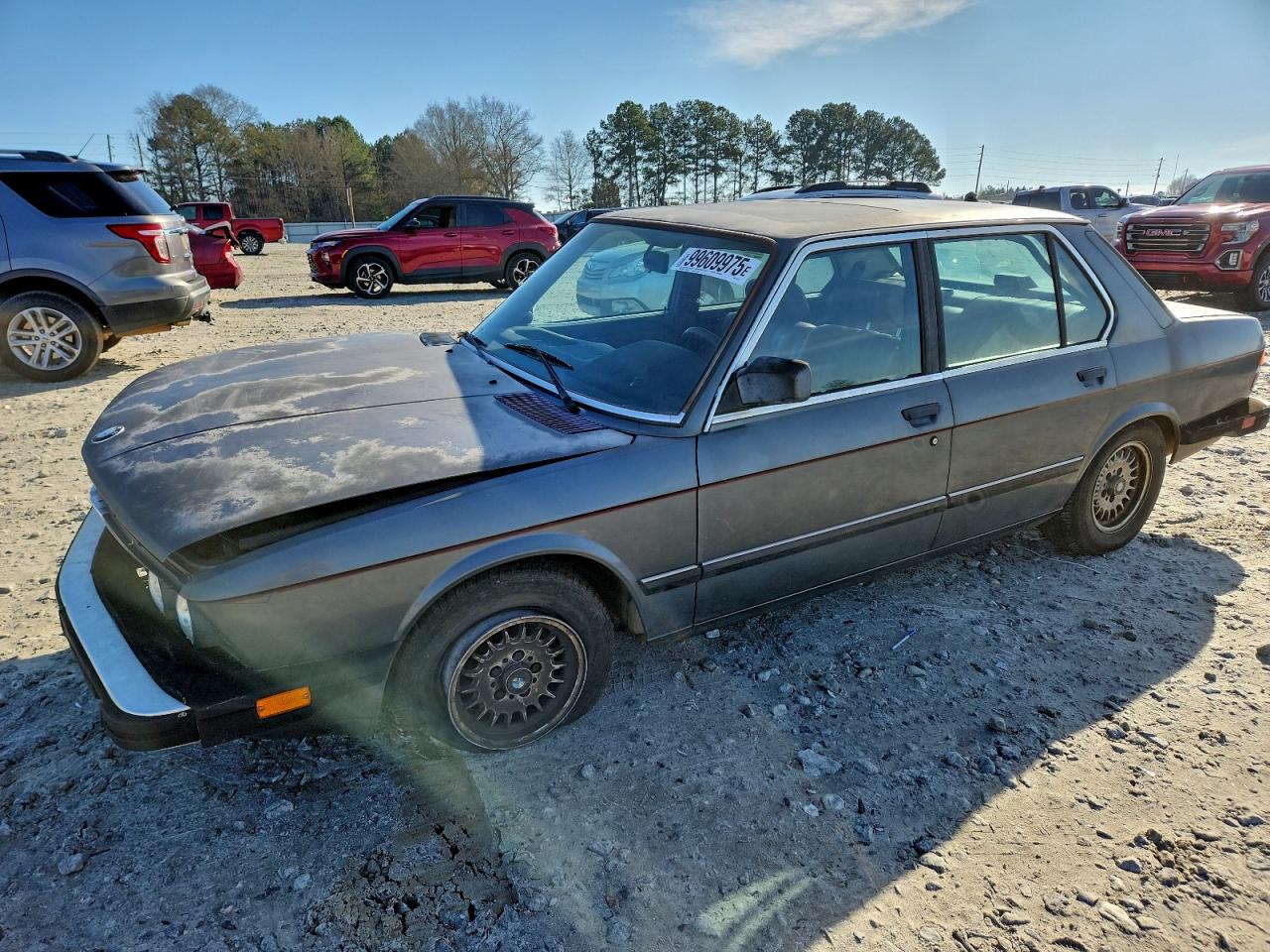 1986 BMW 528 - 533 - 633 - 733 528E, VIN WBADK7307G9651578 — Front end