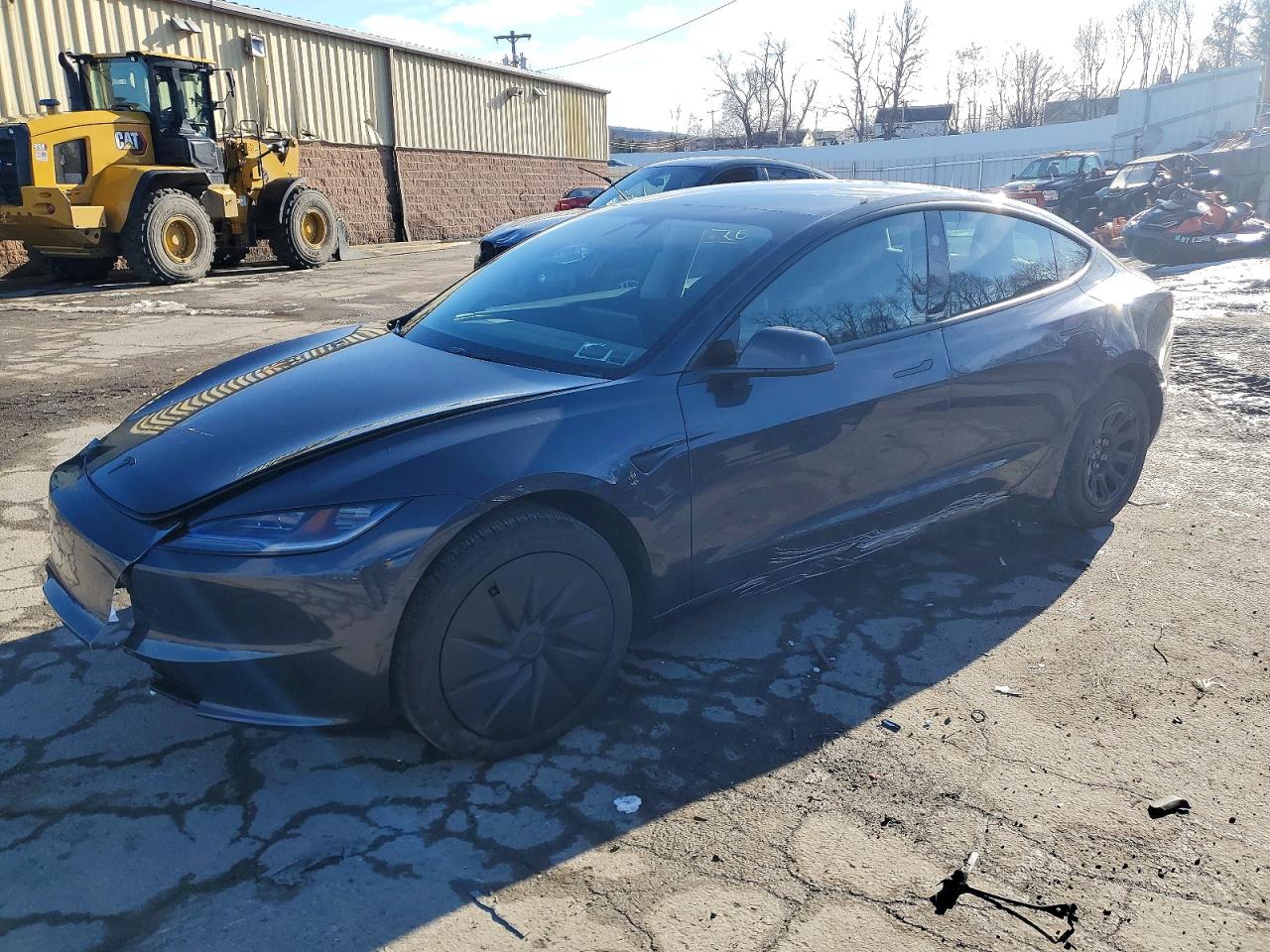 2025 Tesla Model 3 Long Range, VIN 5YJ3E1EA7SF119870 — Front end