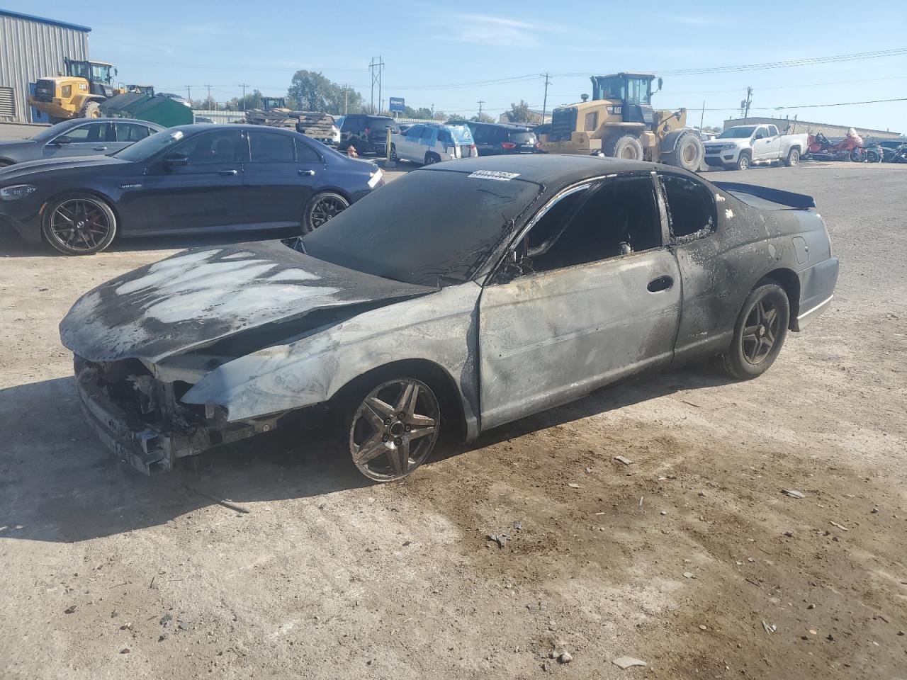 2003 Chevrolet Monte Carlo SS, VIN 2G1WX12K039371043 — Burn
