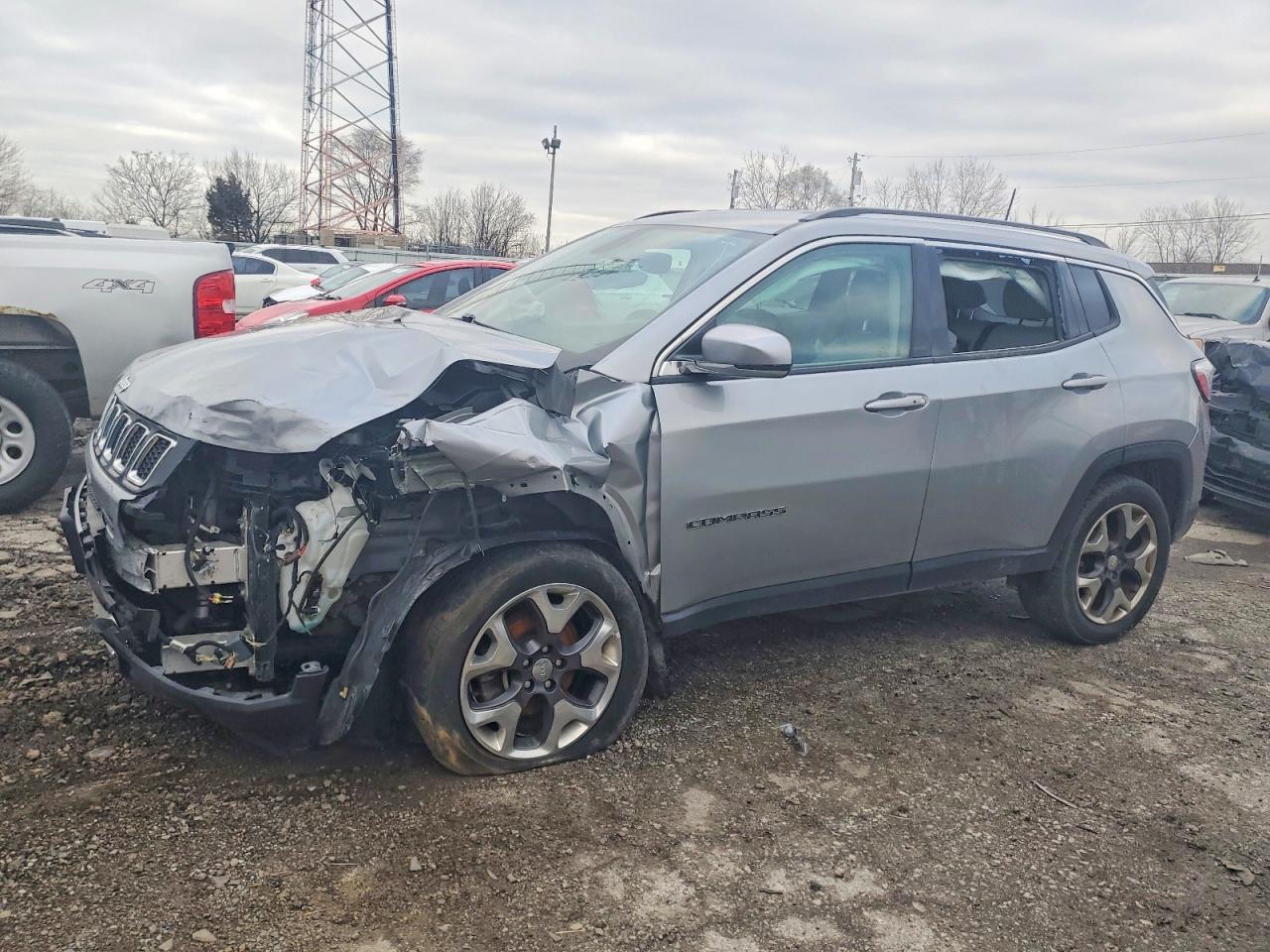 2020 Jeep Compass Limited, VIN 3C4NJDCBXLT126669 — Front end