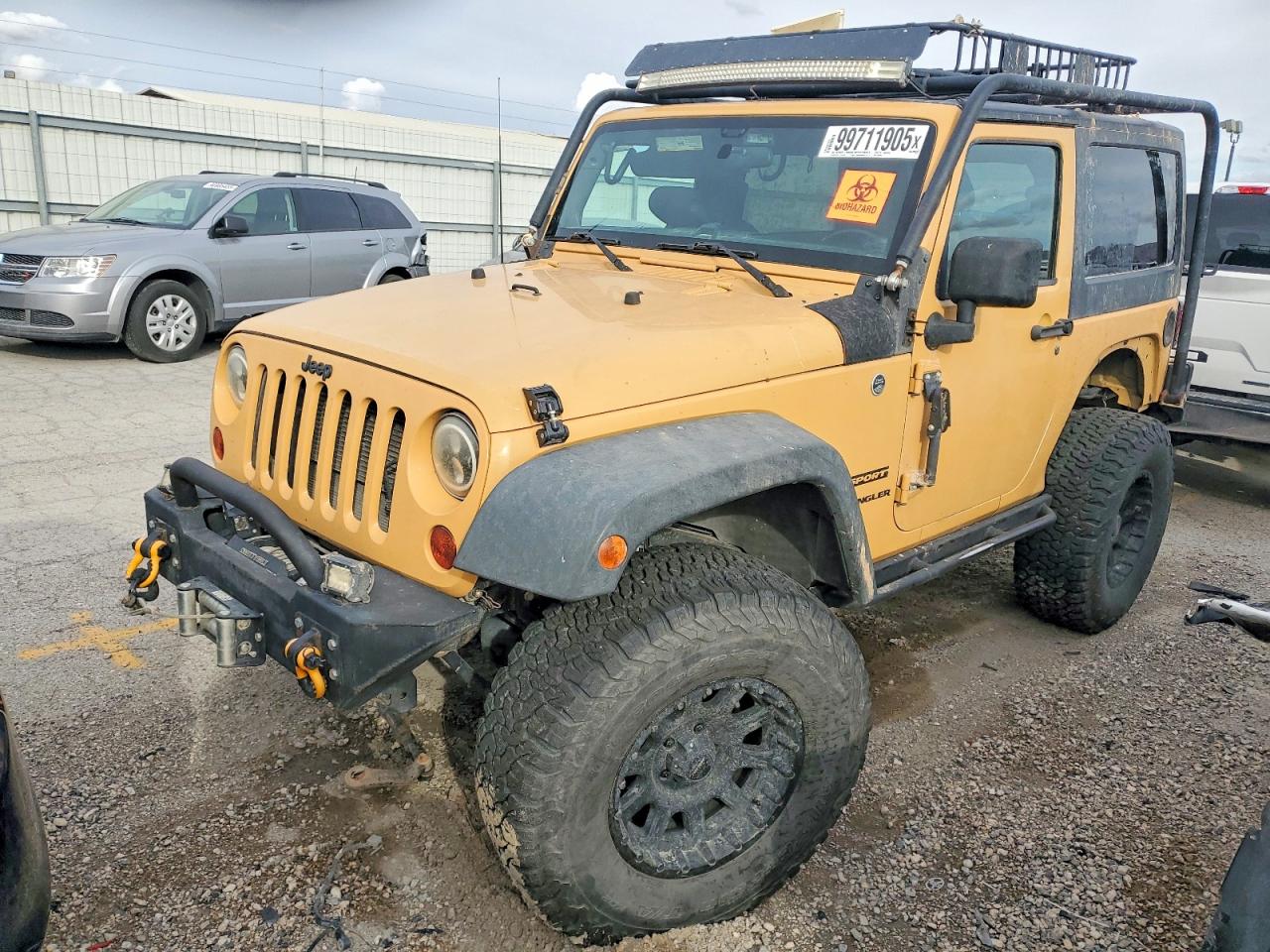 2013 Jeep Wrangler Sport, VIN 1C4AJWAGXDL686939 — Фото с аукциона