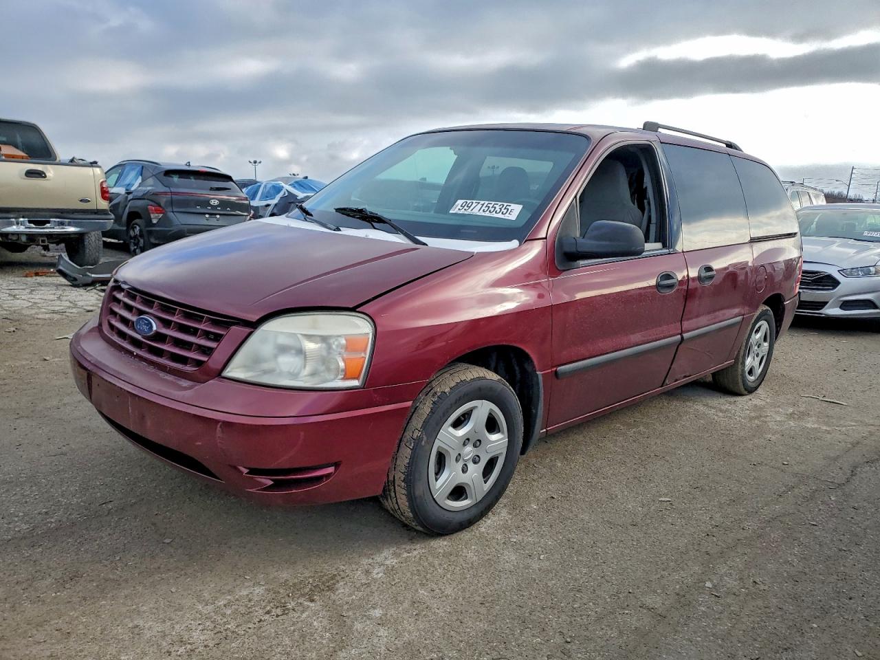 2007 Ford Freestar SE, VIN 2FMZA51657BA17384 — Rear end