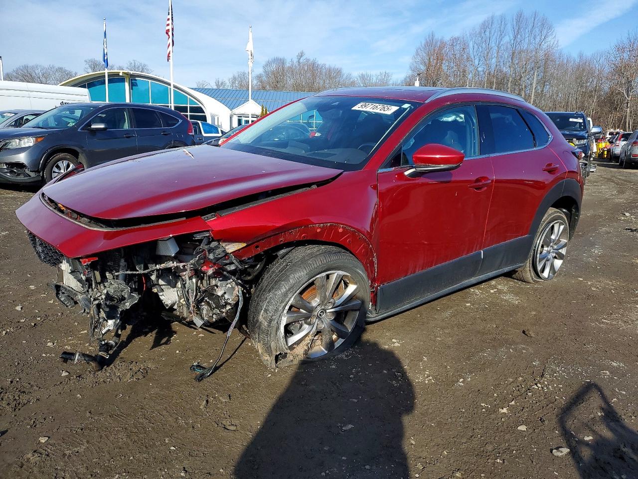 2021 Mazda CX-30 Premium, VIN 3MVDMBDL0MM248966 — Front end