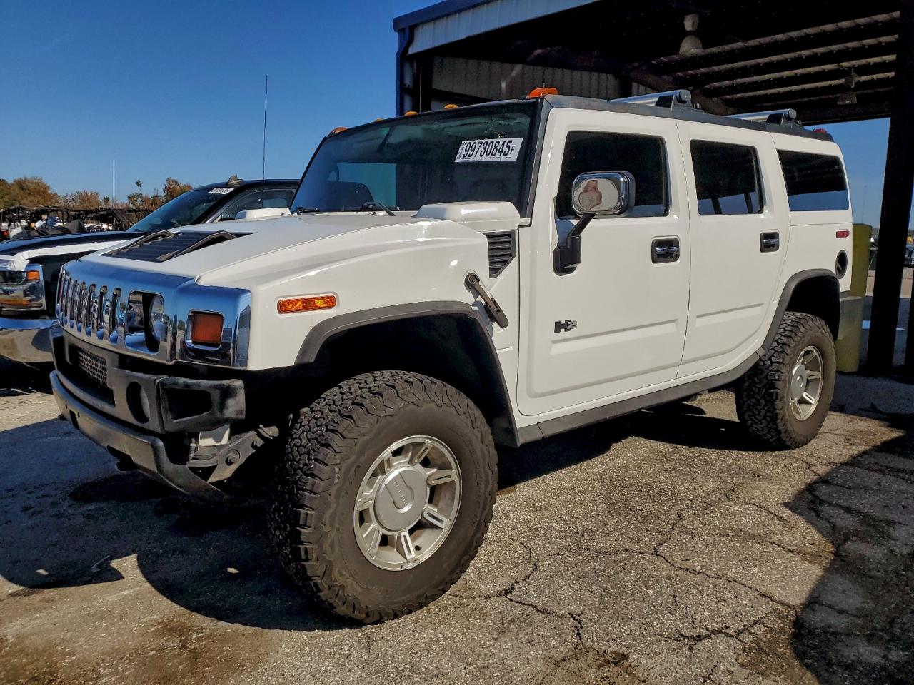 2004 Hummer H2, VIN 5GRGN23U94H111338 — Interior fire