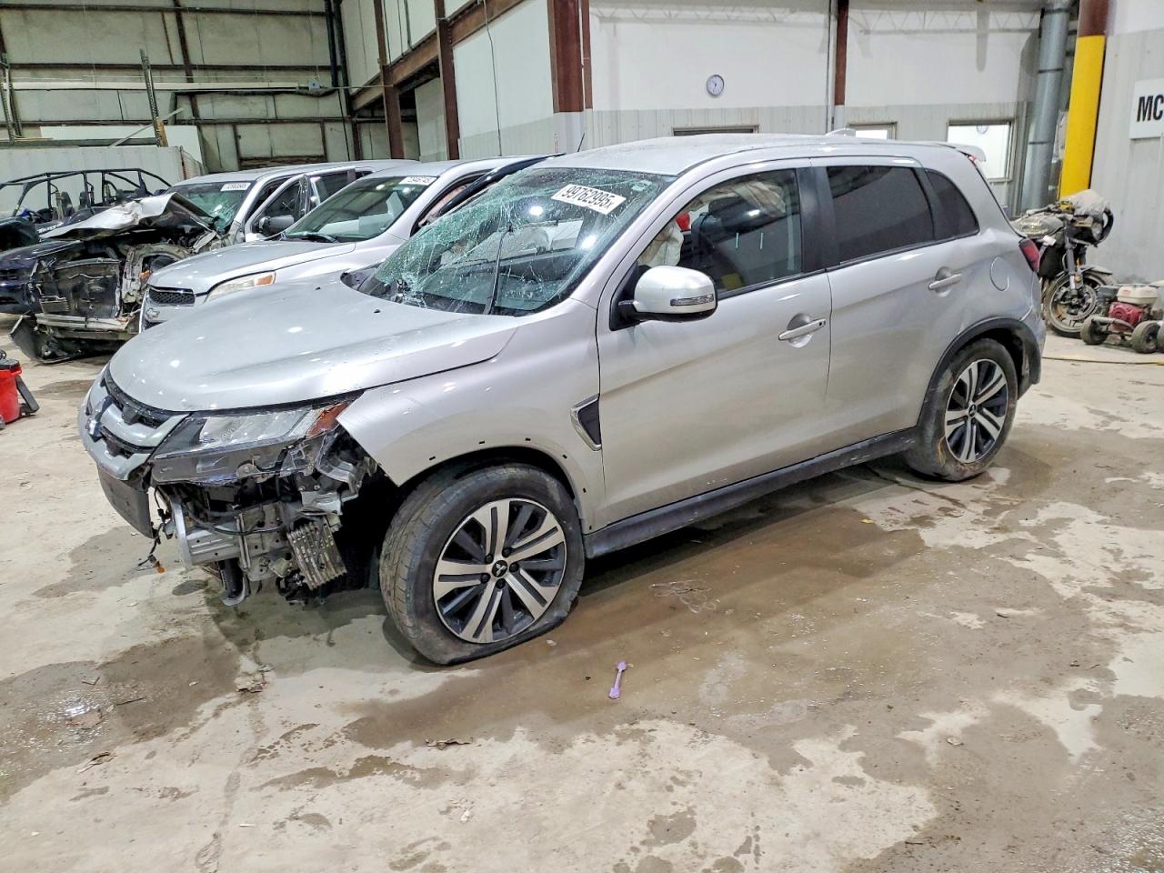 2022 Mitsubishi Outlander ES, VIN JA4ARUAU3NU009353 — Rollover