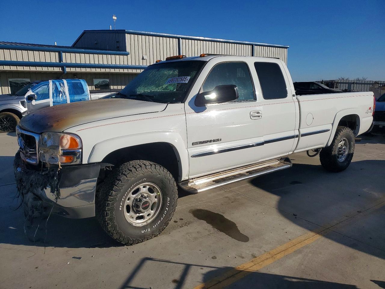 2002 GMC Sierra 2500HD SLE, VIN 1GTHK29G32E225706 — Burn
