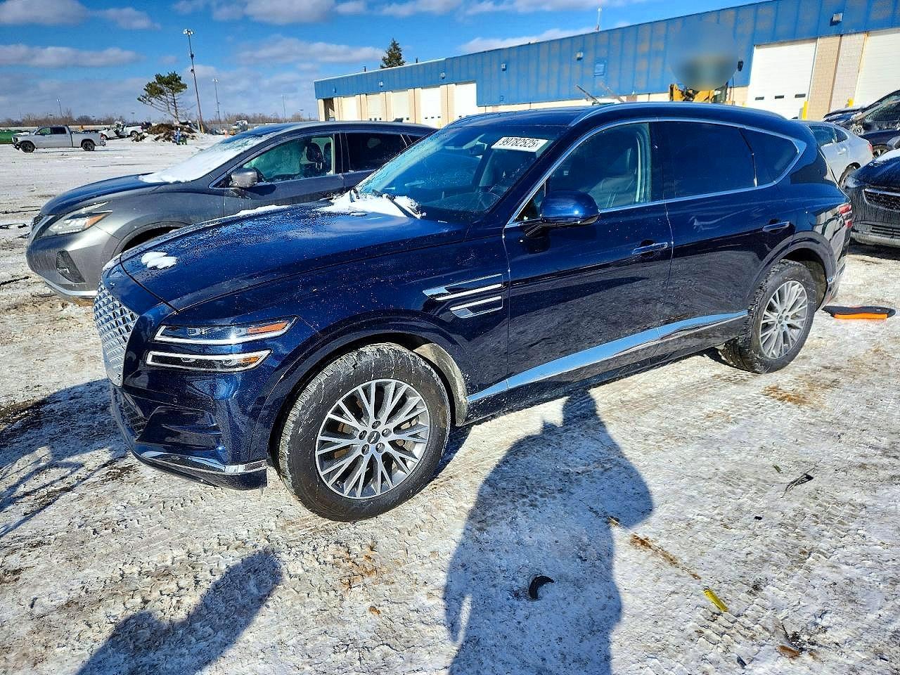 2022 Genesis GV80, VIN KMUHBDSB7NU075732 — Side