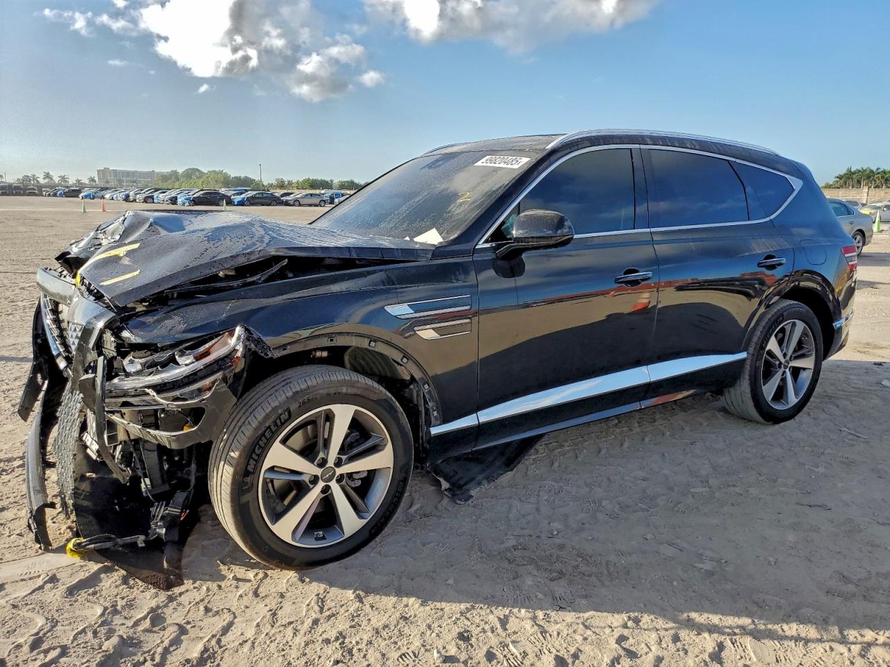 2021 Genesis GV80, VIN KMUHB4SB5MU043604 — Front end