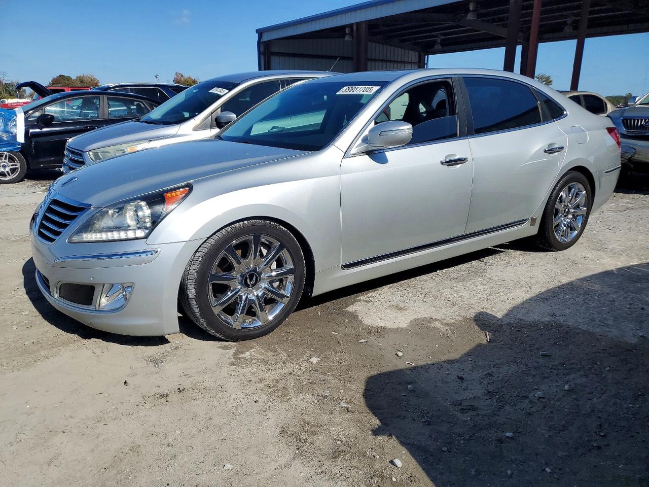 2013 Hyundai Equus Signature, VIN KMHGH4JH3DU067897 — Front end