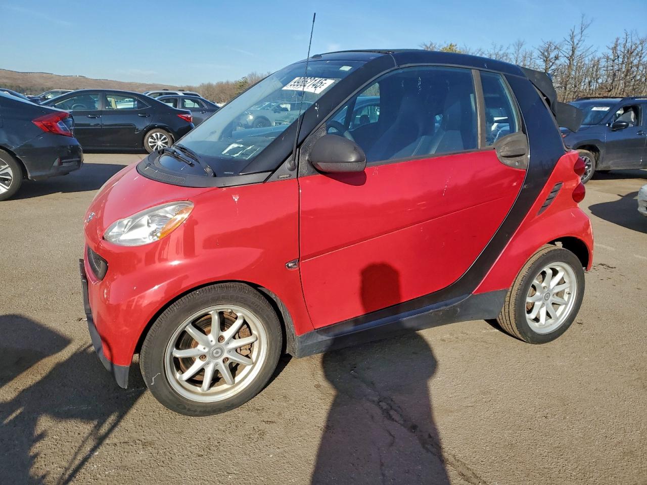 2010 Smart fortwo Passion, VIN WMEEK3BA1AK333287 — Зад