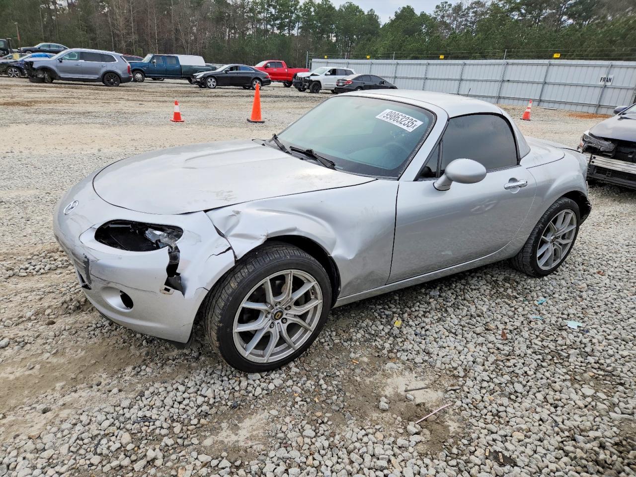 2008 Mazda MX-5 Miata Grand Touring, VIN JM1NC26F380156923 — Rear end