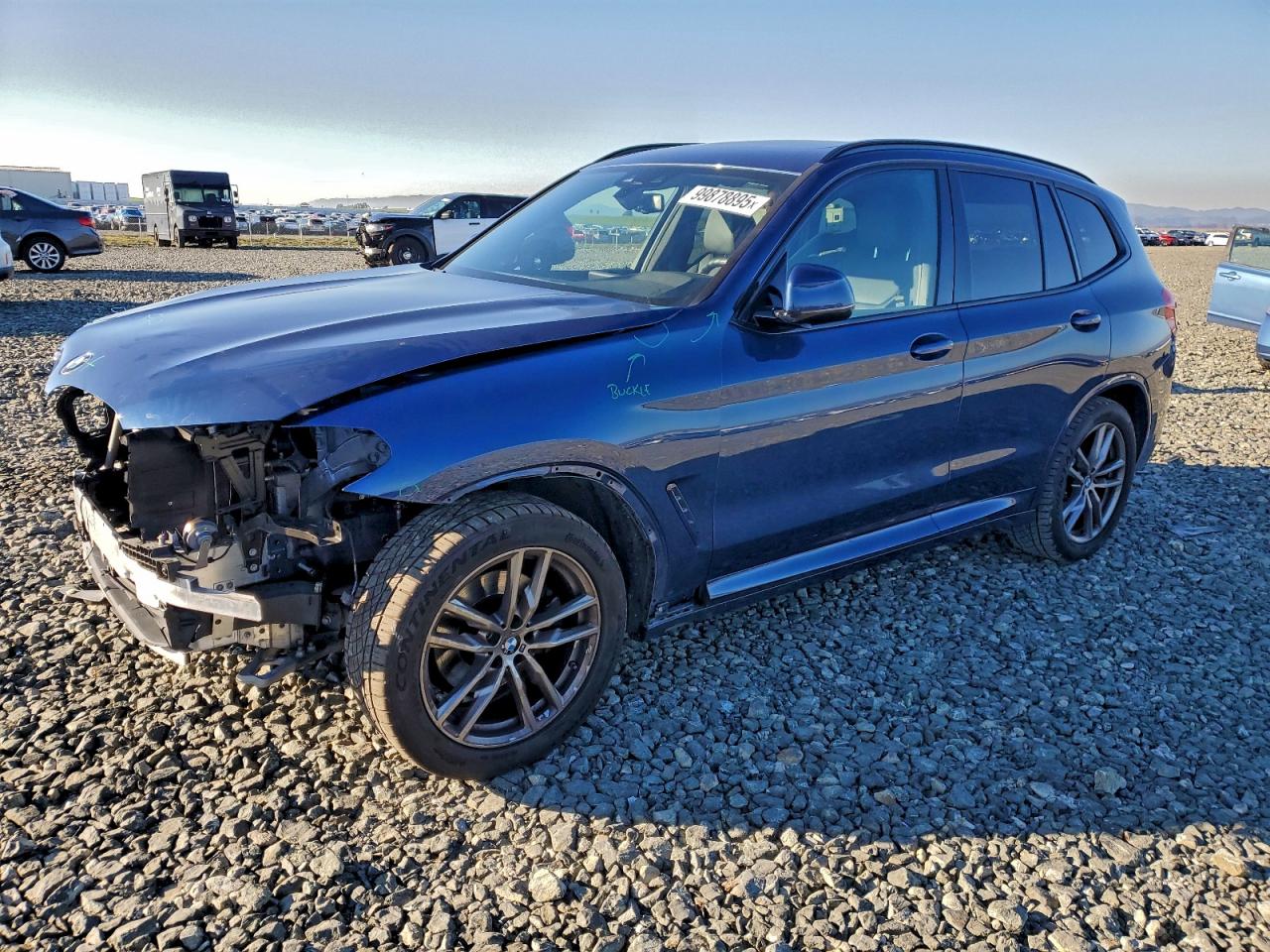 2021 BMW X3 xDrive30i, VIN 5UXTY5C01M9E93267 — Front end