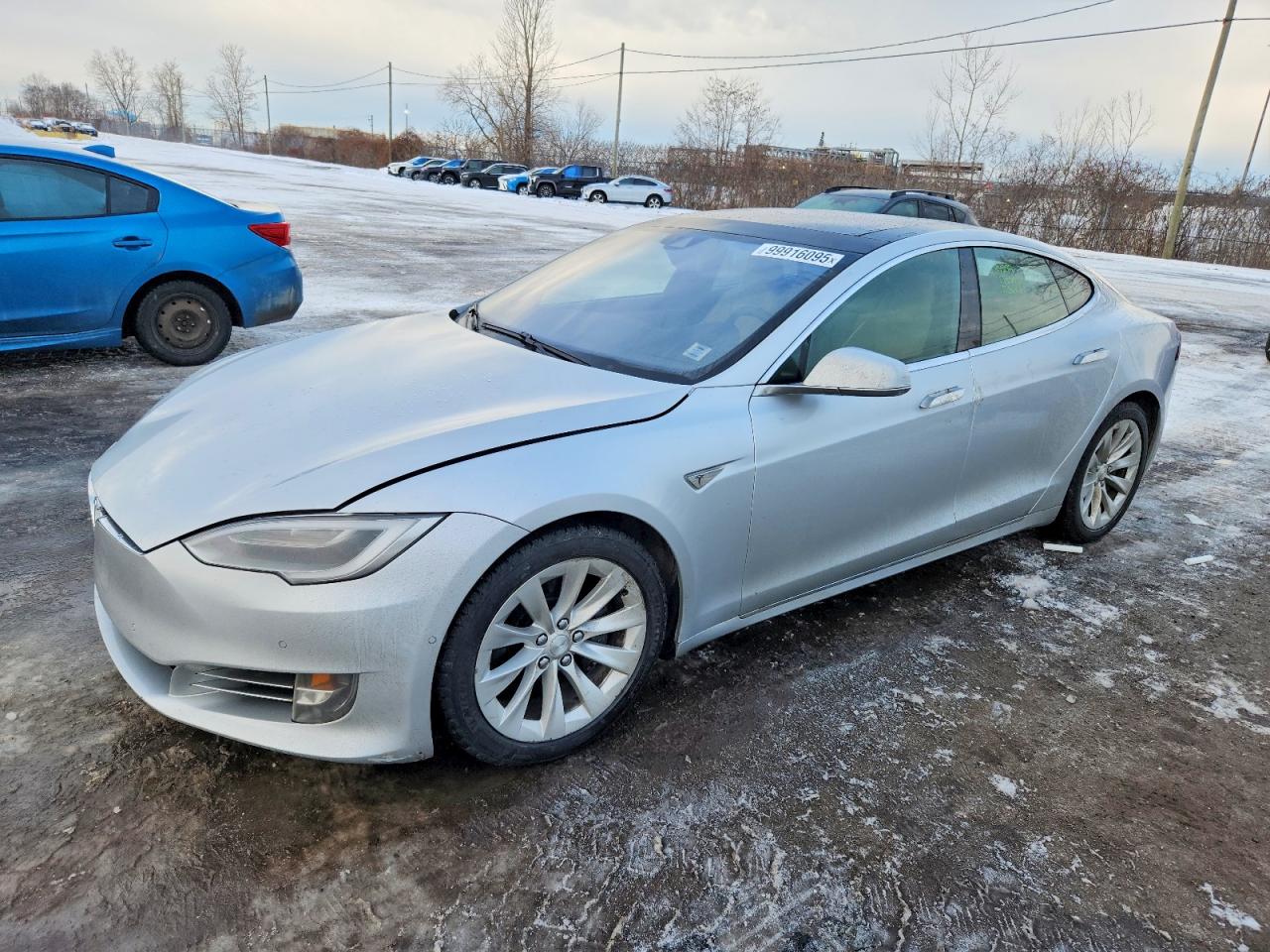2016 Tesla Model S 90D, VIN 5YJSA1E27GF152116 — Roof
