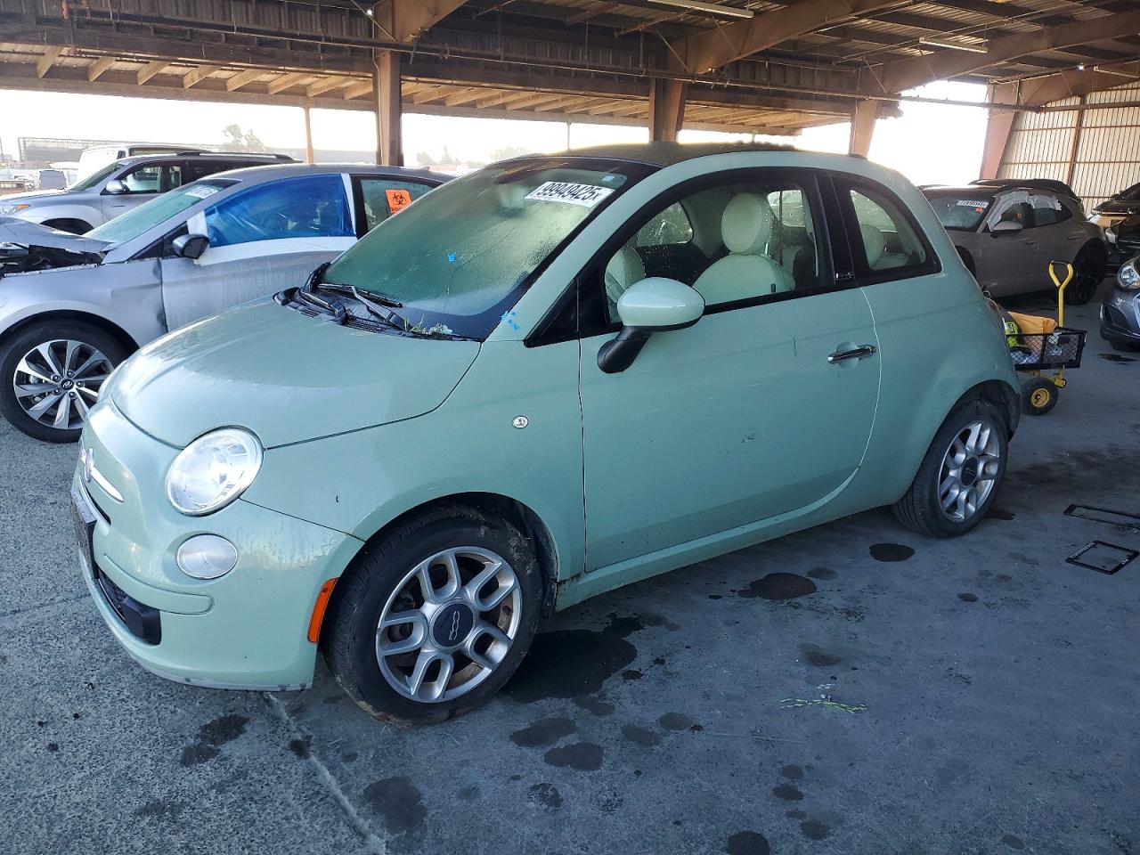 2012 FIAT 500 Pop, VIN 3C3CFFDR5CT352672 — Minor dents and scratches