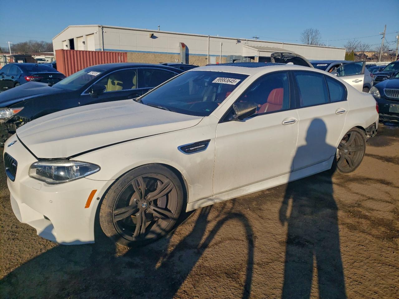 2015 BMW M5, VIN WBSFV9C56FD595292 — Зад
