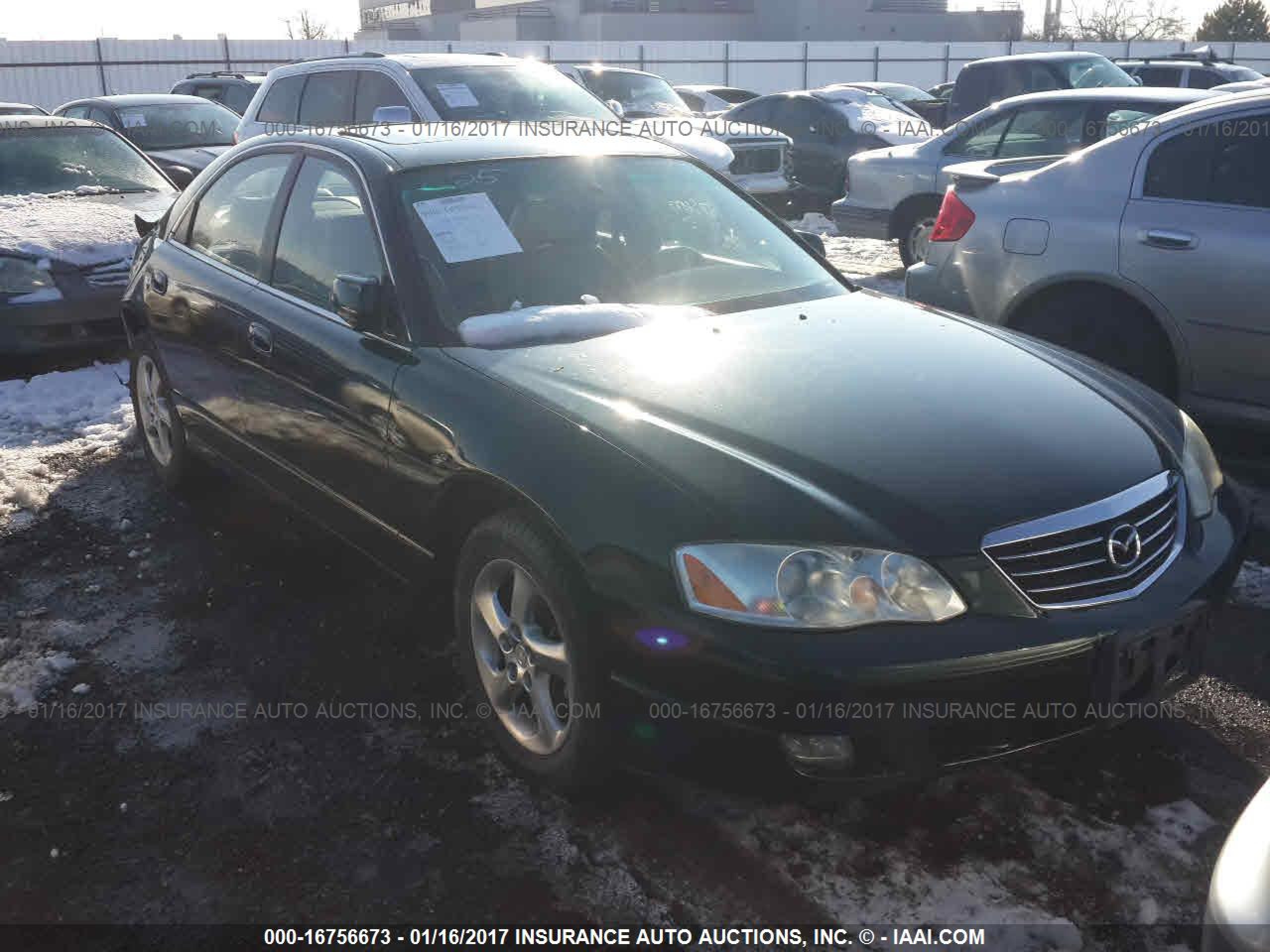 2001 Mazda Millenia, VIN JM1TA221711701058 — Rear end