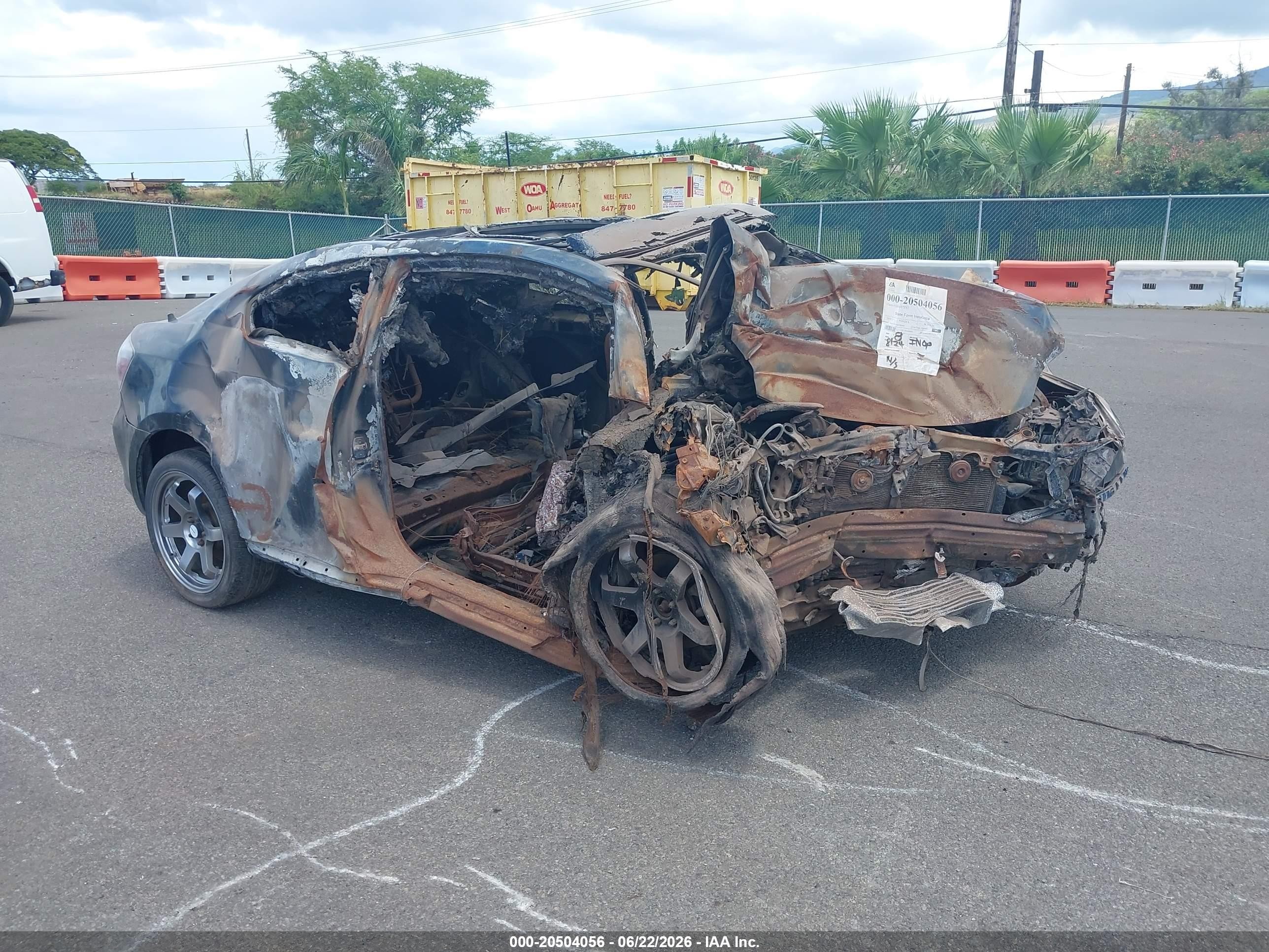 2010 Scion tC, VIN JTKDE3B74A0306966 — Burn