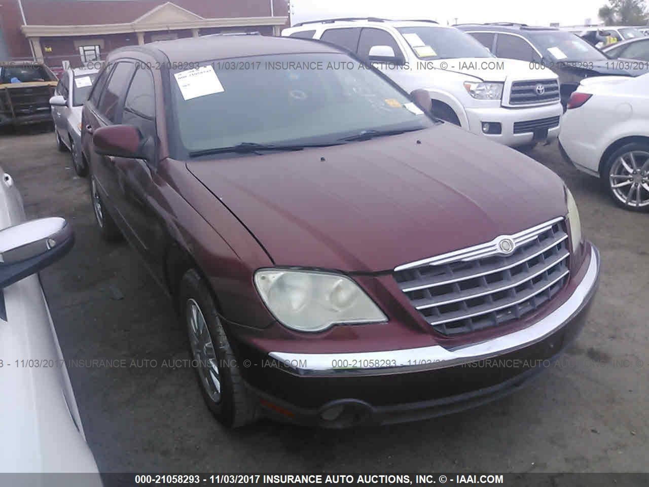 2007 Chrysler Pacifica Touring, VIN 2A8GM68X47R158521 — Water / flood