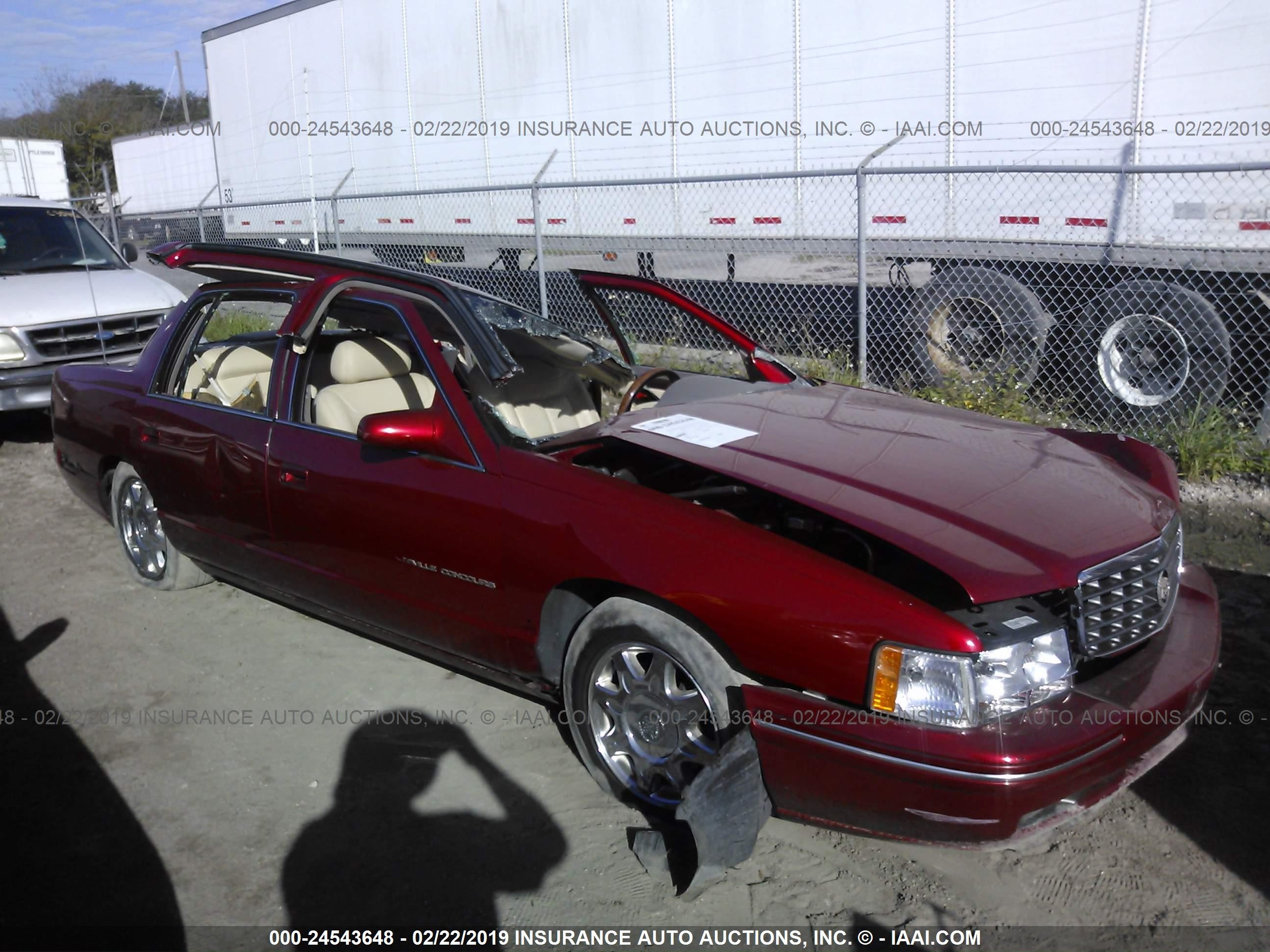 1997 Cadillac Concours, VIN 1G6KF5492VU229909 — По всему кузову
