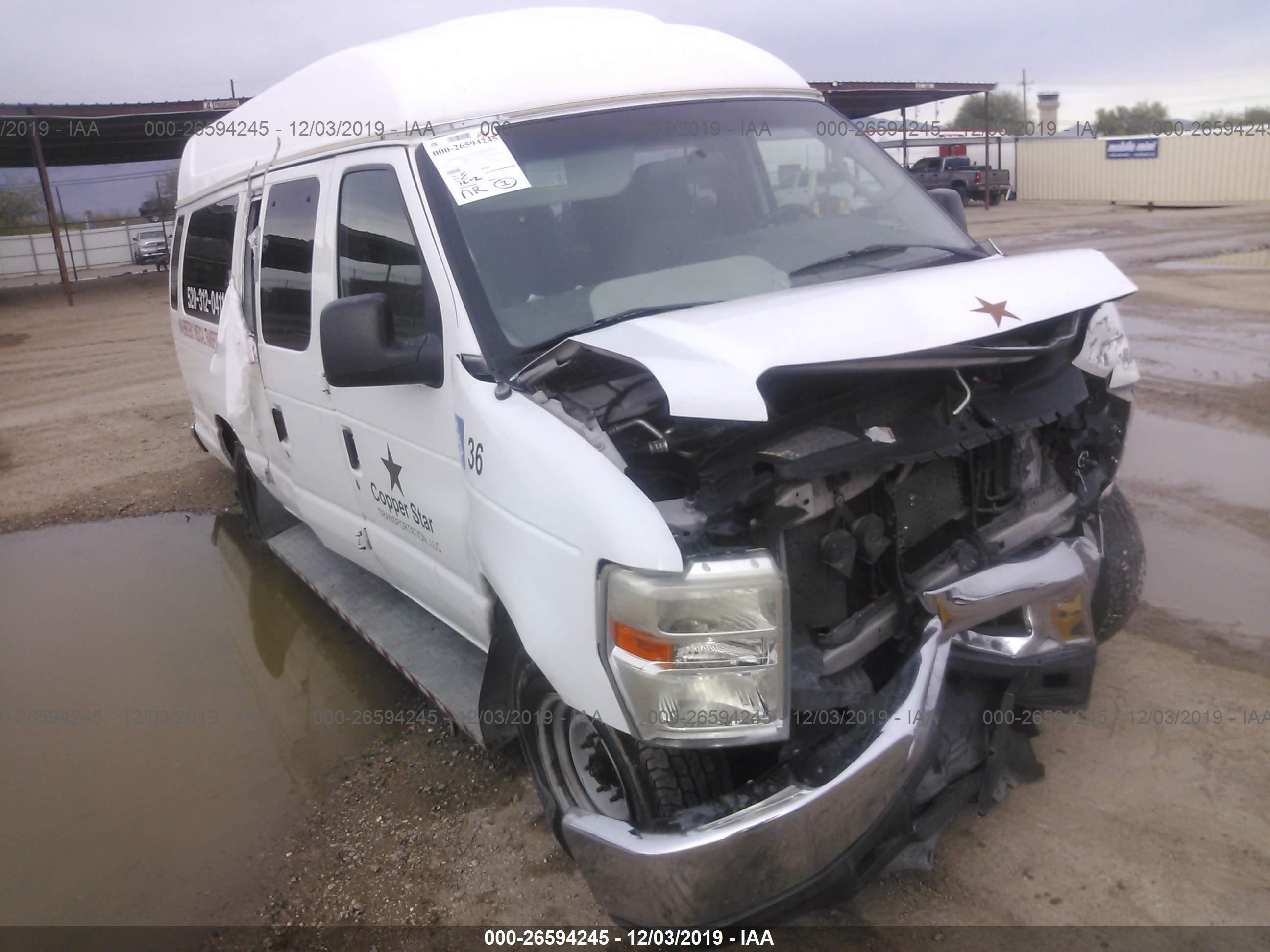 2011 Ford Econoline Cargo Commercial, VIN 1FTSS3EL0BDA34412 — Front end