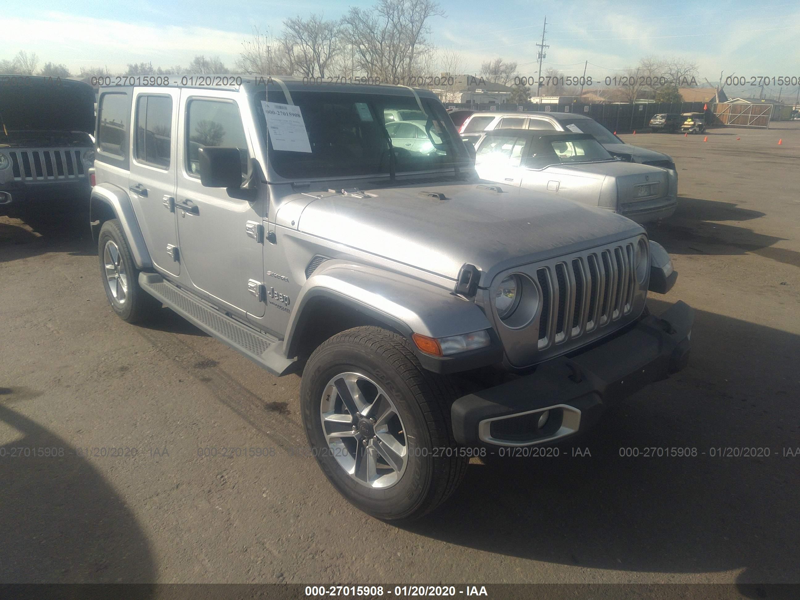 2019 Jeep Wrangler Unlimited Sahara, VIN 1C4HJXEGXKW528109 — Mechanical