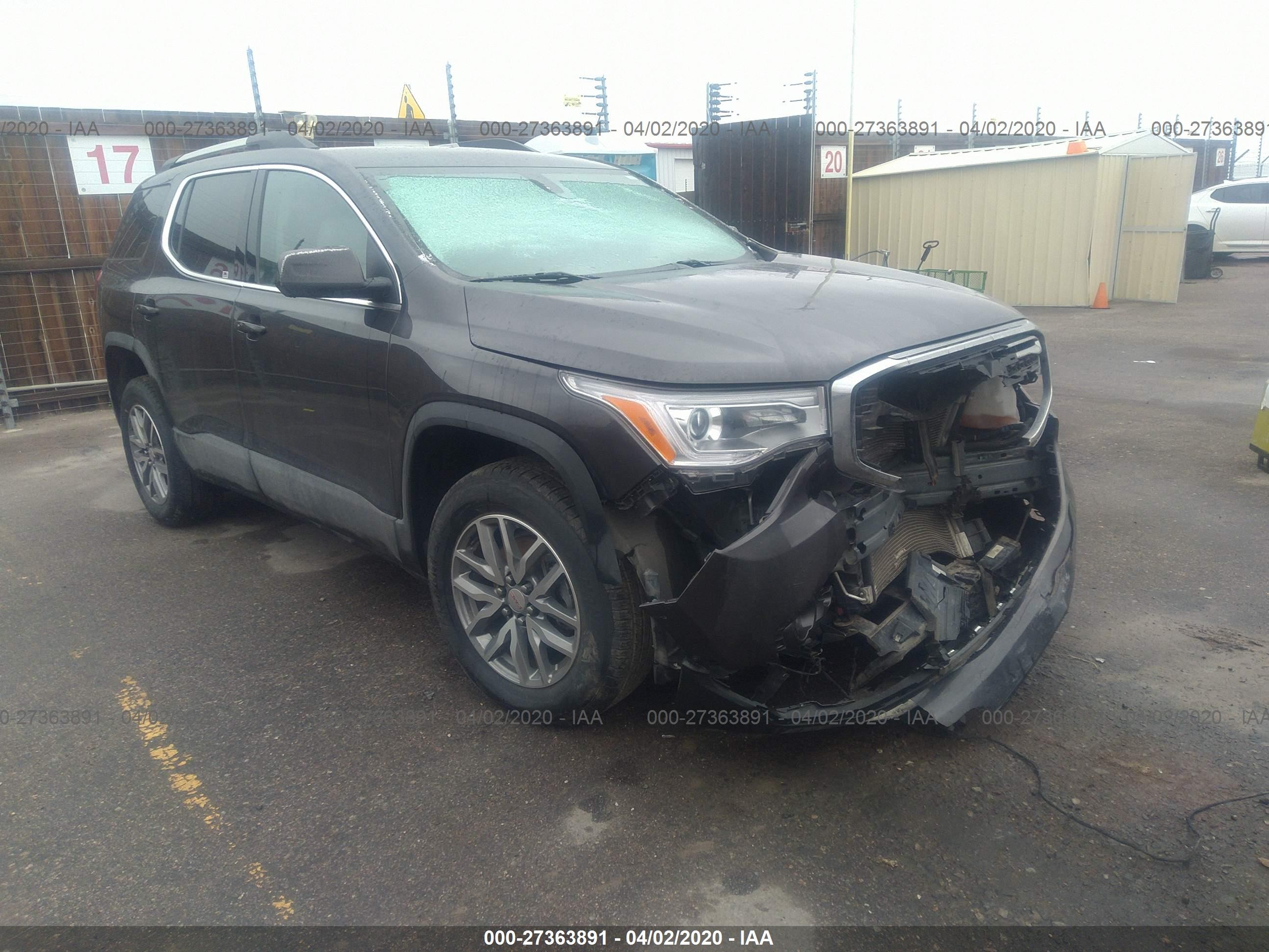 2017 GMC Acadia SLE, VIN 1GKKNSLA1HZ199470 — Front end