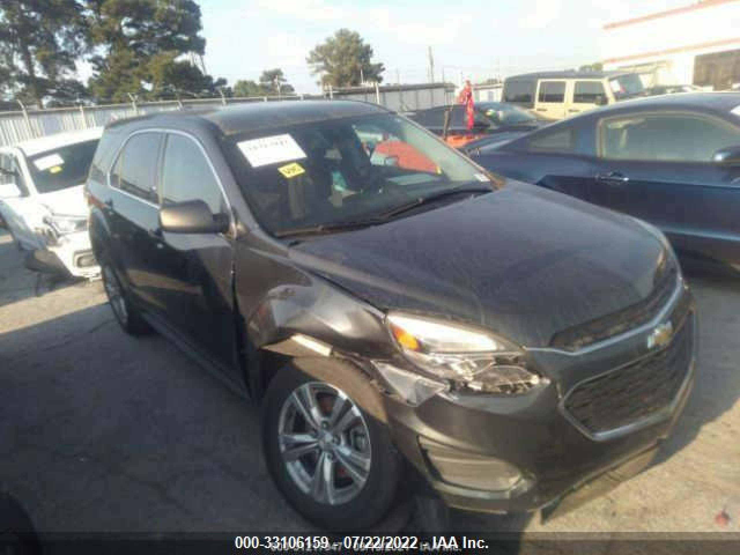 2017 Chevrolet Equinox LS, VIN 2GNALBEK7H1605321 — Biohazard / chemical