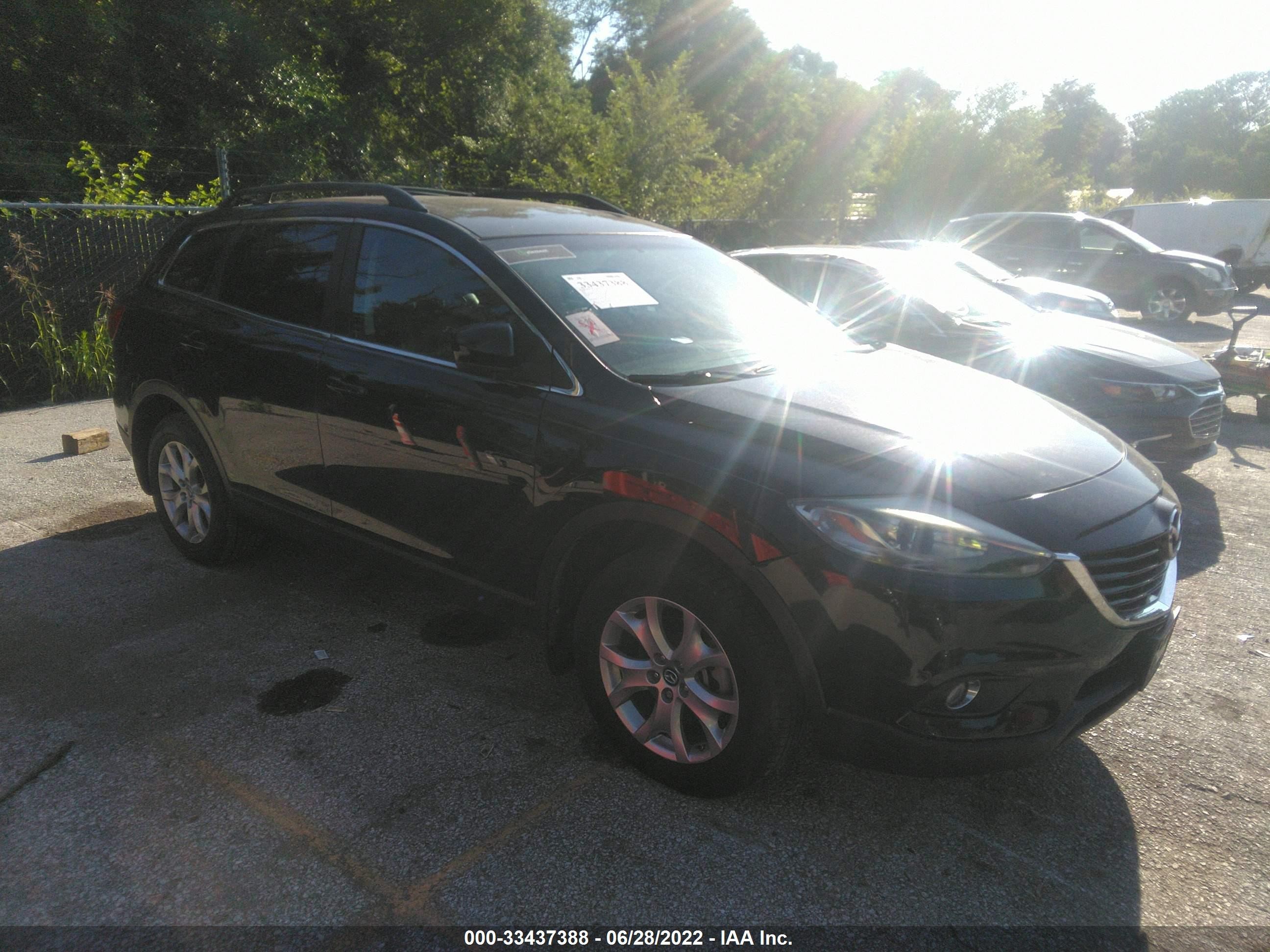 2015 Mazda CX-9 Touring, VIN JM3TB2CA7F0448338 — Фото с аукциона 1 of 5
