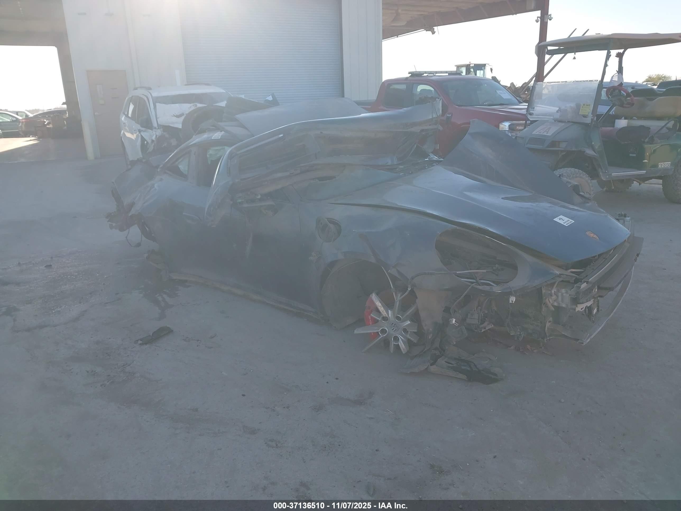 2022 Porsche 911 Carrera S, VIN WP0AB2A99NS221535 — Biohazard / chemical