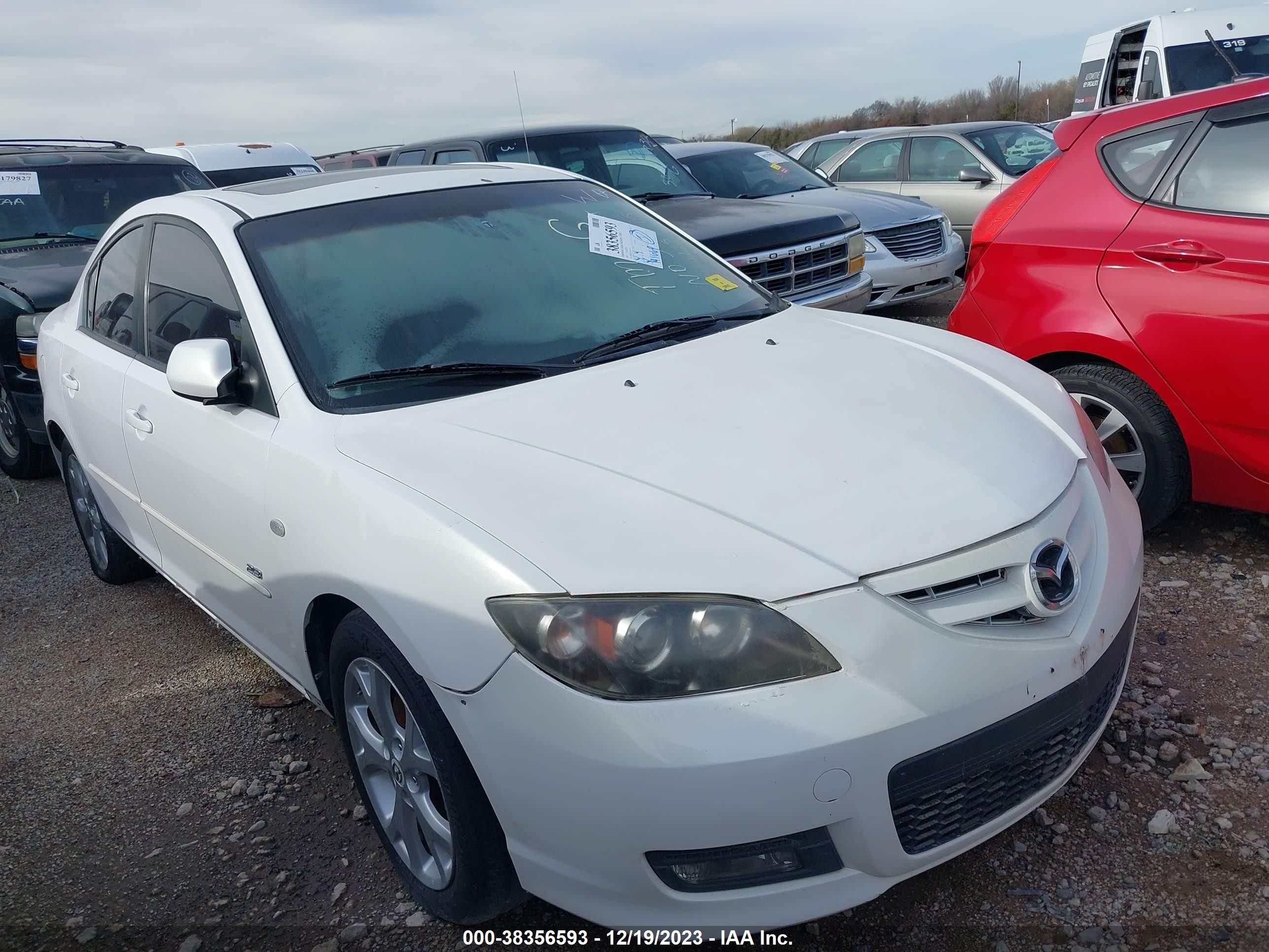 2007 Mazda 3 S Sport, VIN JM1BK323471707392 — Repossession