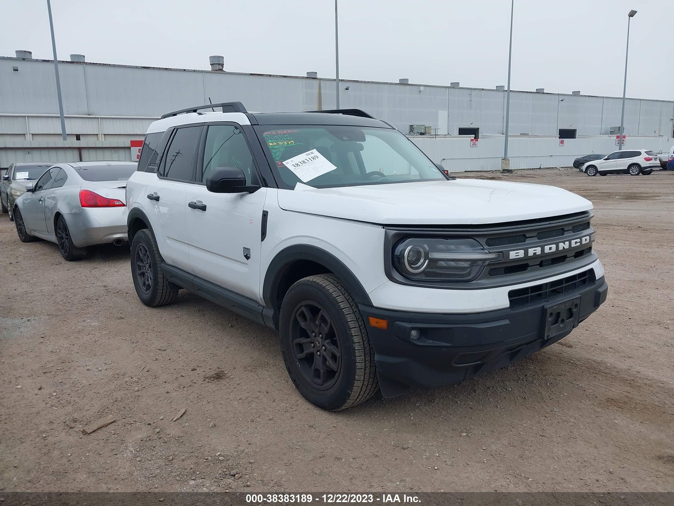 2021 Ford Bronco Sport Big Bend, VIN 3FMCR9B61MRA69371 — Mechanical