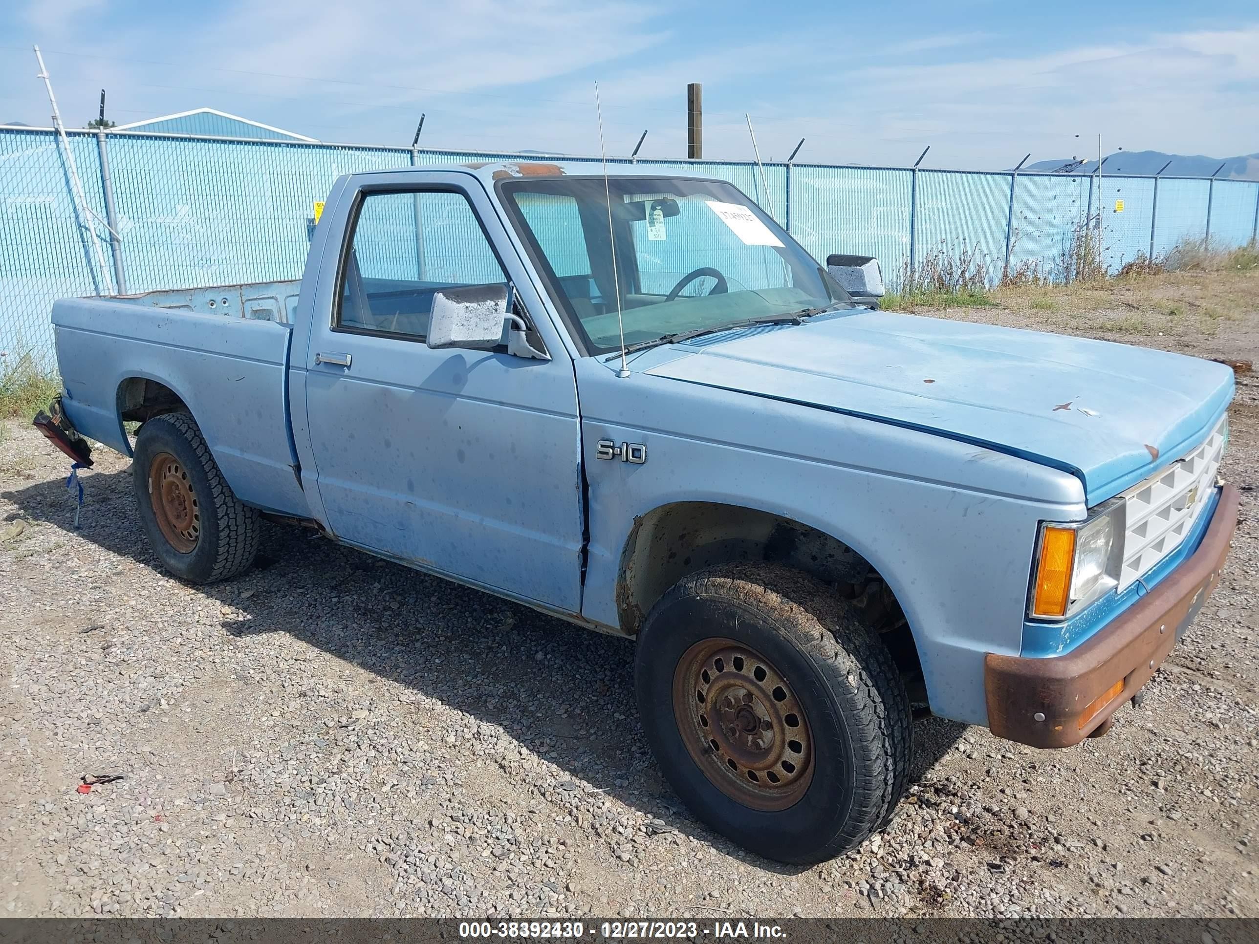 1983 Chevrolet S-10, VIN 1GCCT14B0D8167892 — Mechanical