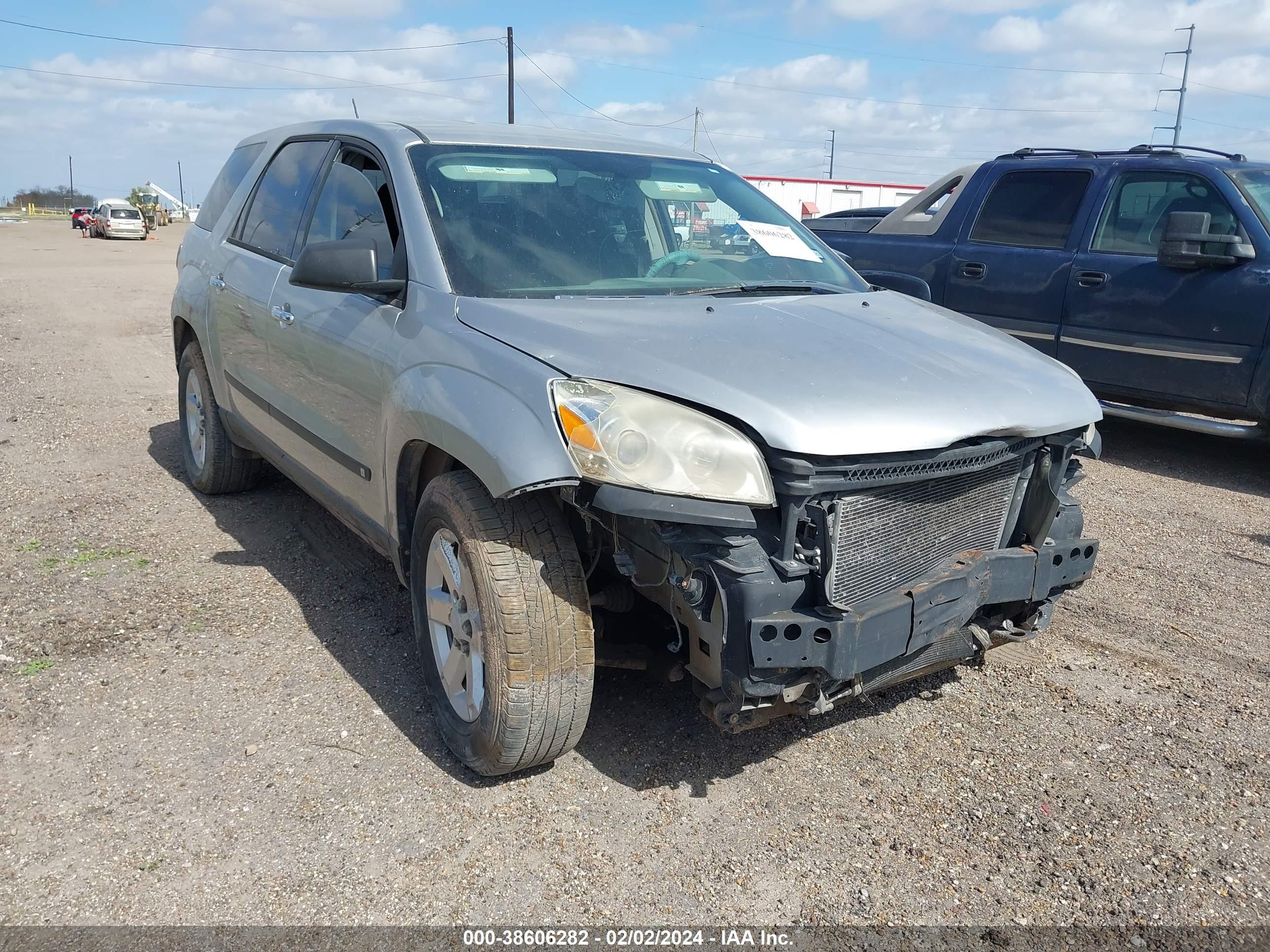 2007 Saturn Outlook XE, VIN 5GZER13777J161913 — Front end