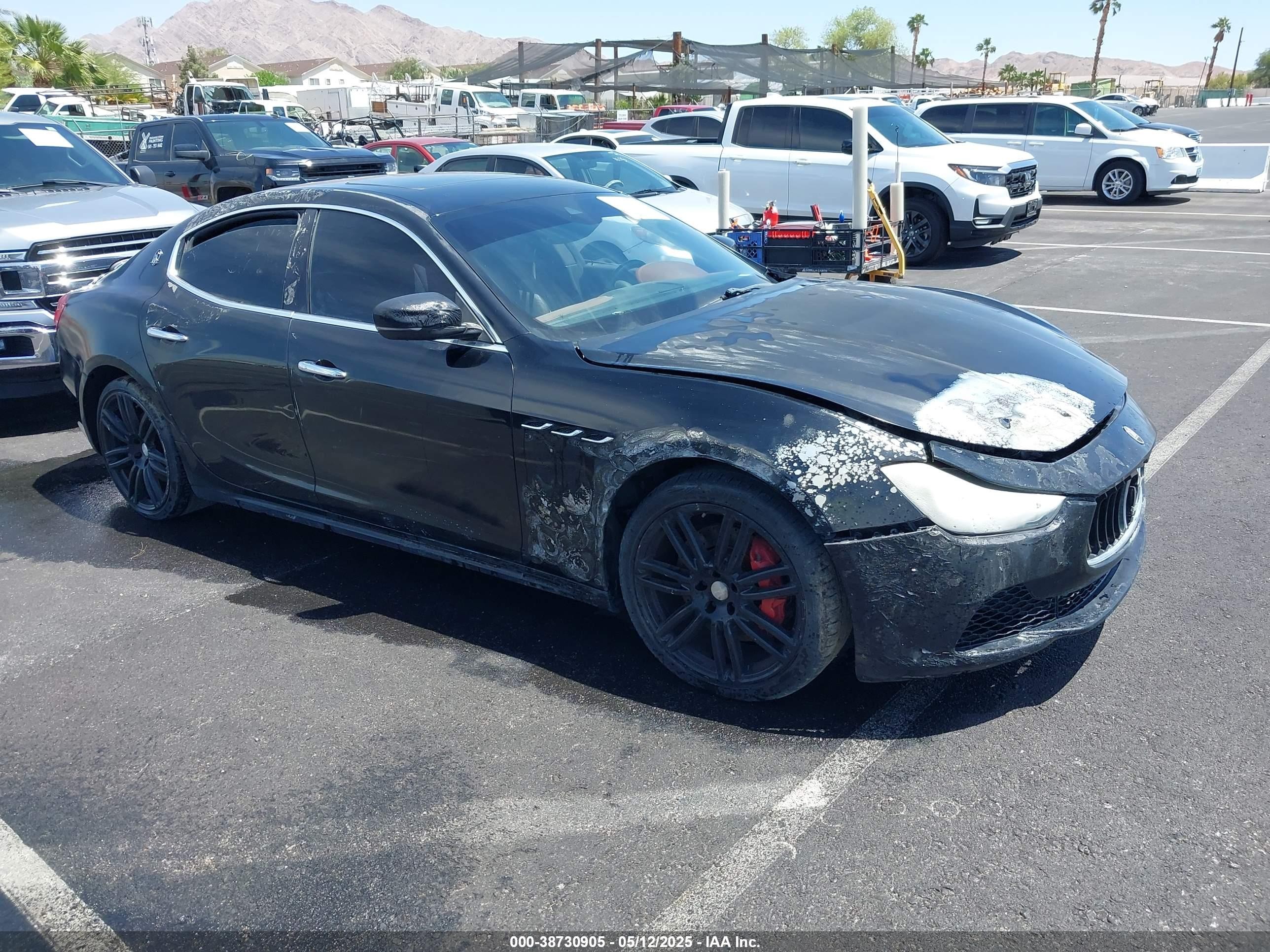 2017 Maserati Ghibli S, VIN ZAM57RSA5H1229674 — Burn