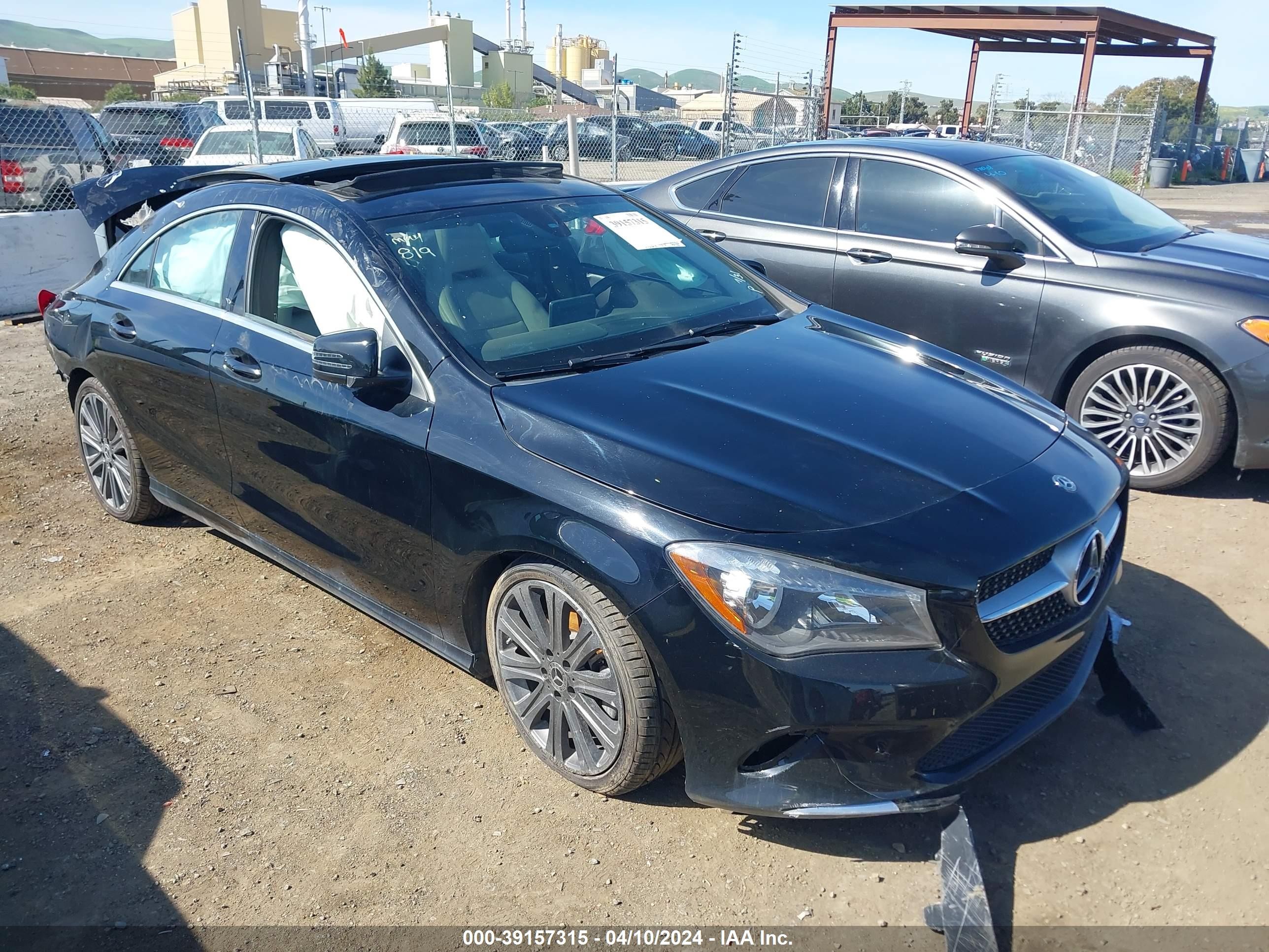 2018 Mercedes-Benz CLA 250, VIN WDDSJ4GB0JN530208 — Rear end