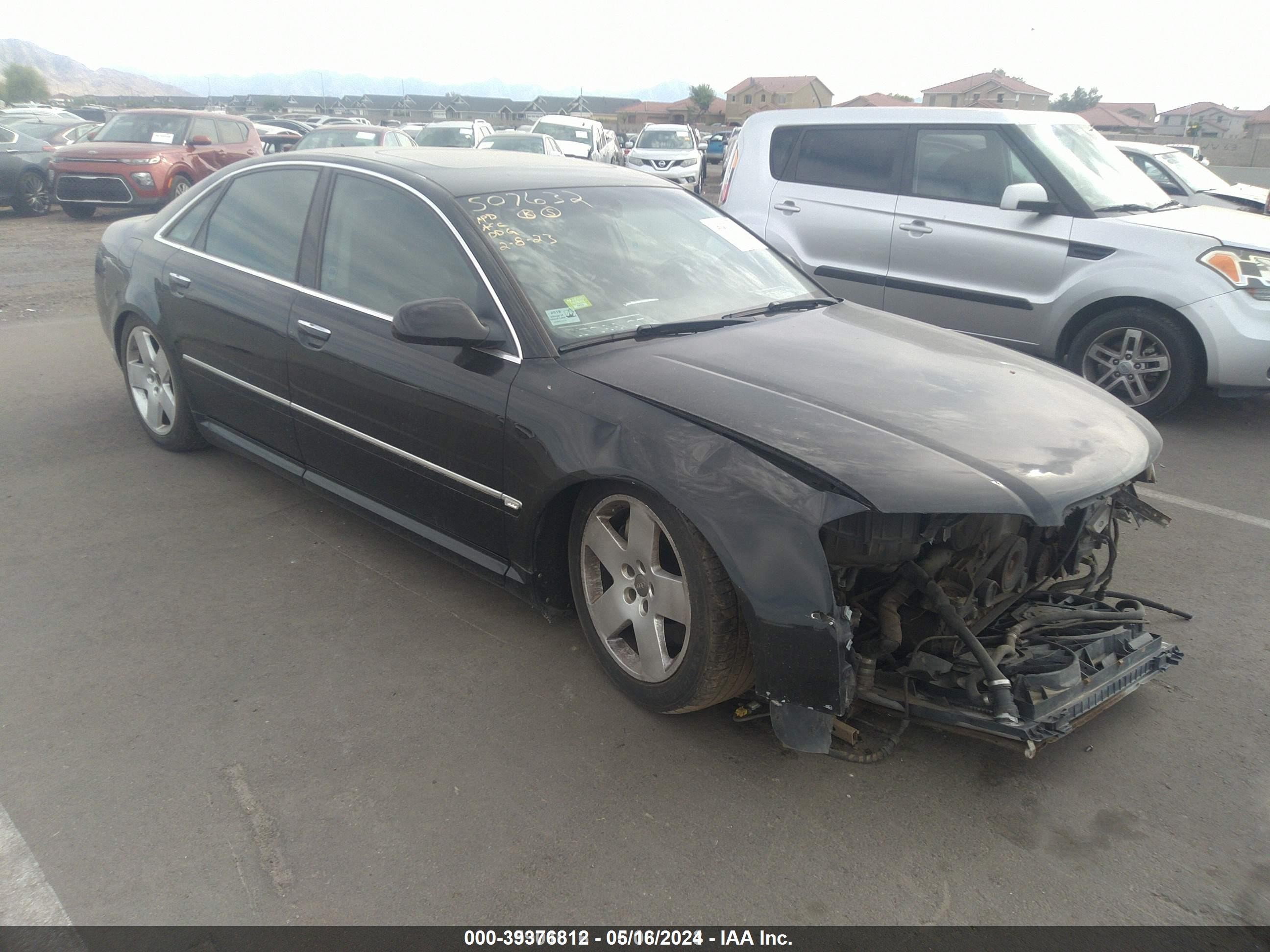 2005 Audi A8 4.2L, VIN WAULL44E25N004317 — Front end