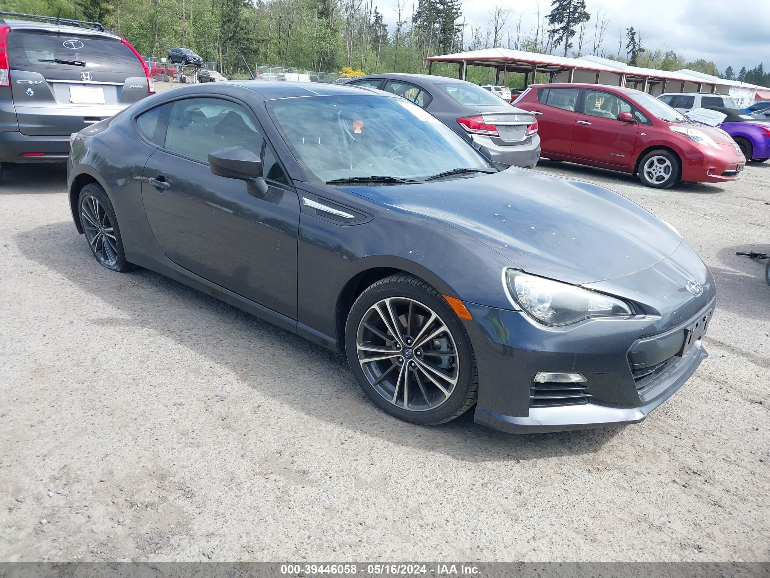 2014 Subaru BRZ Premium, VIN JF1ZCAB13E9604371 — Side
