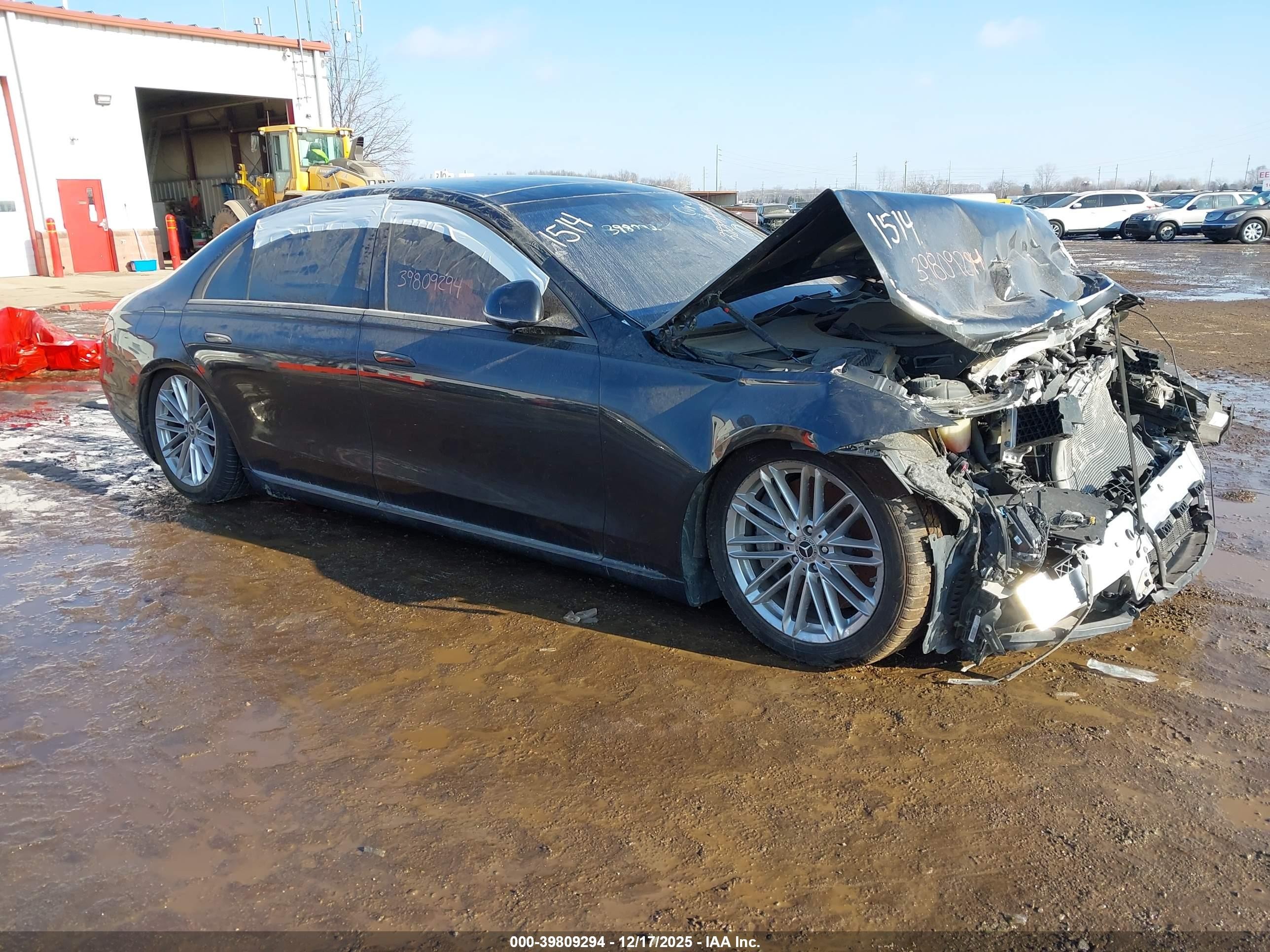 2022 Mercedes-Benz S 580, VIN W1K6G7GB4NA091514 — All over