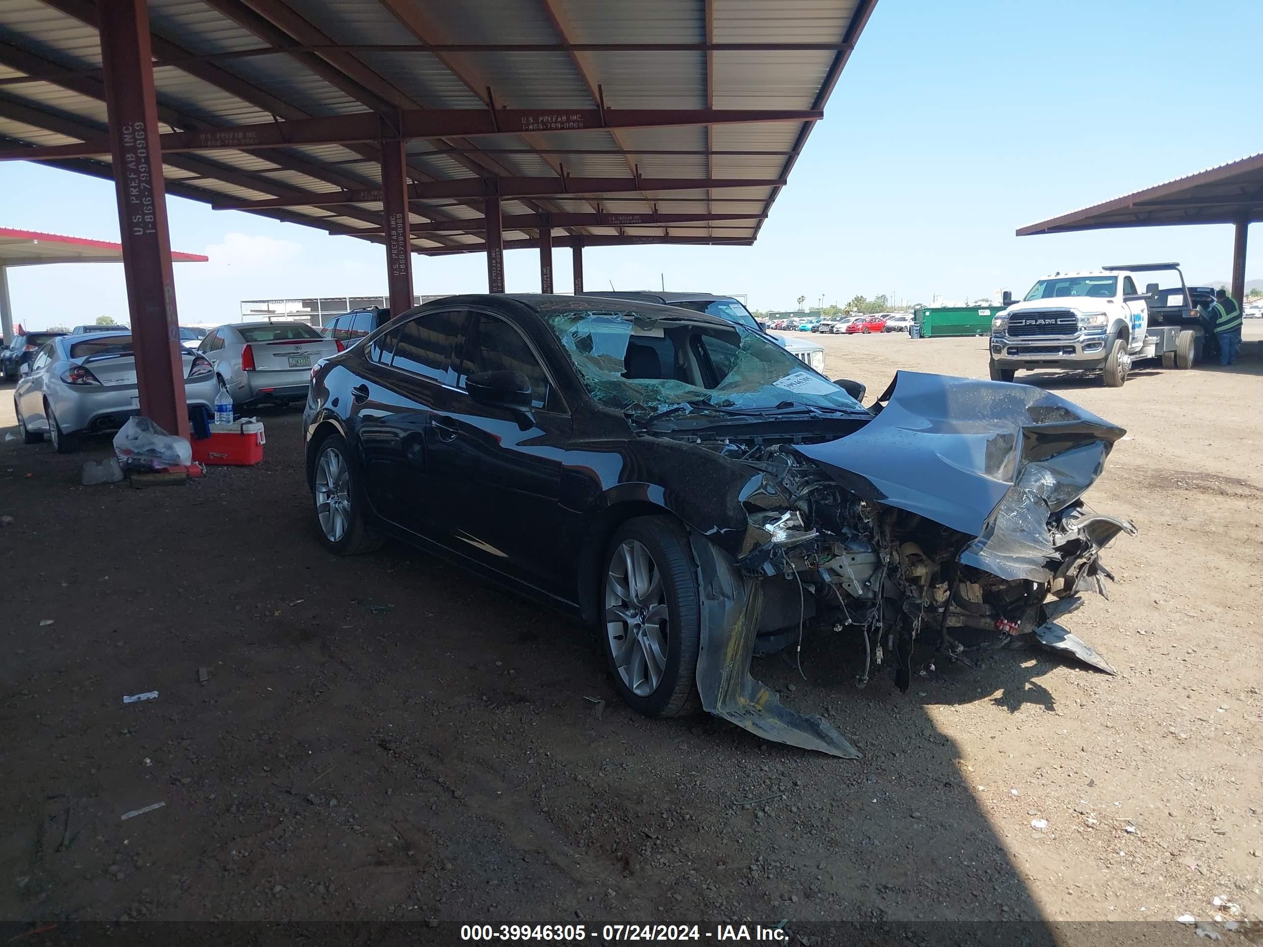 2015 Mazda 6 i Touring, VIN JM1GJ1V51F1211507 — Front end