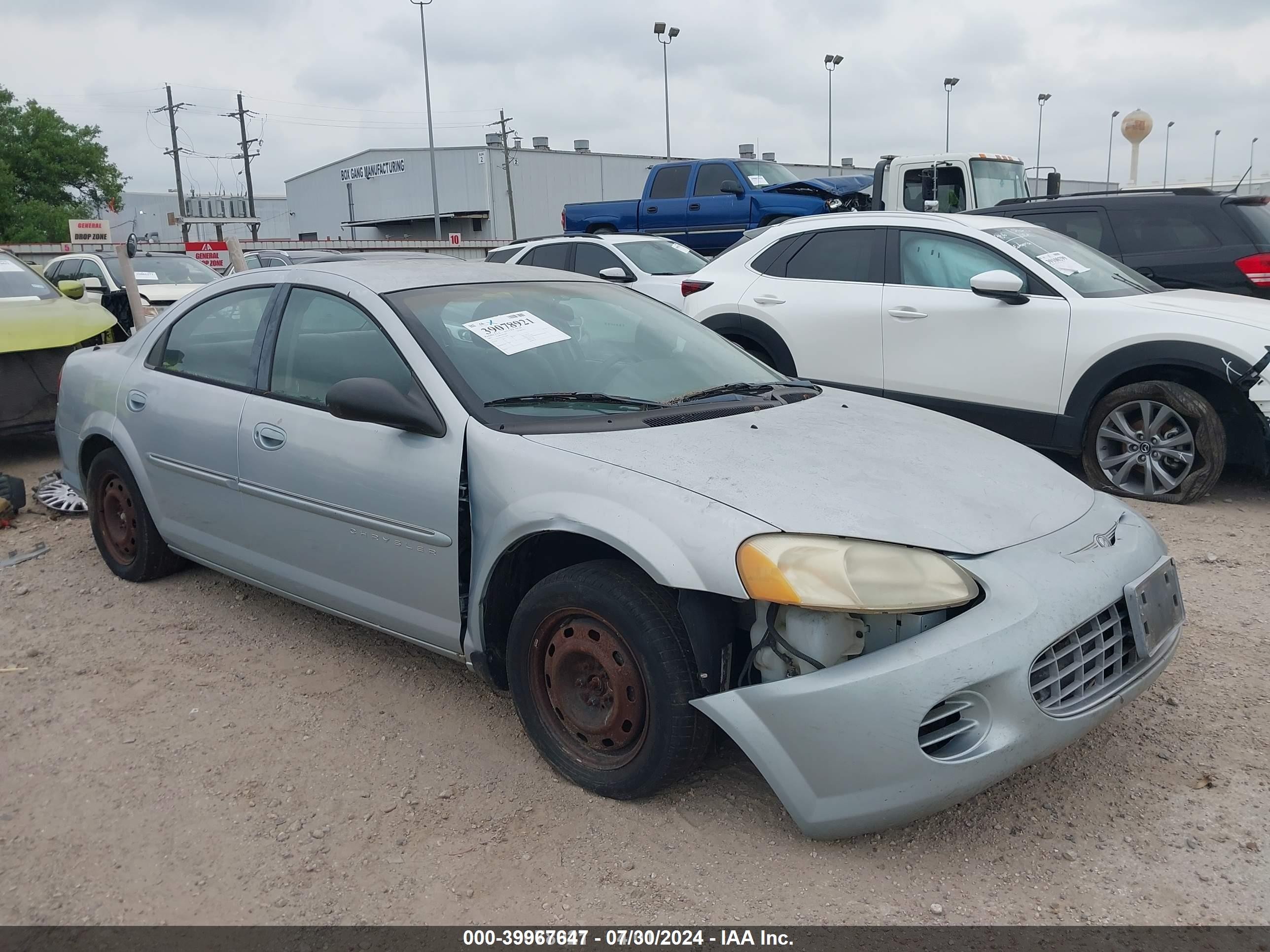 2001 Chrysler Sebring LX, VIN 1C3EL46X51N632896 — Механическое