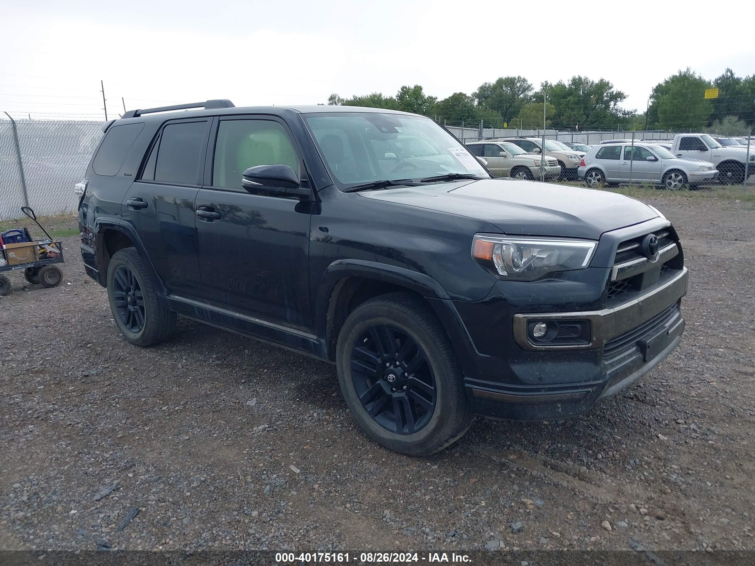 2021 Toyota 4Runner Nightshade, VIN JTEJU5JRXM5945643 — Rear end