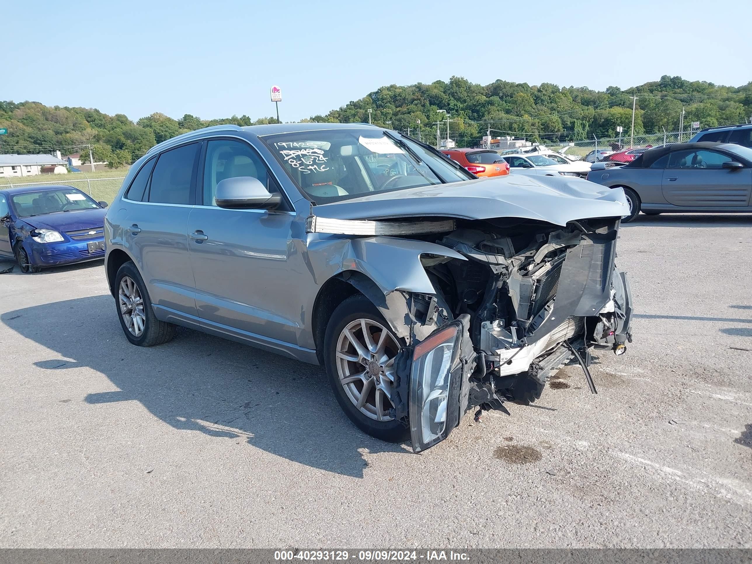 2011 Audi Q5 Premium, VIN WA1CFAFP7BA058183 — Front end