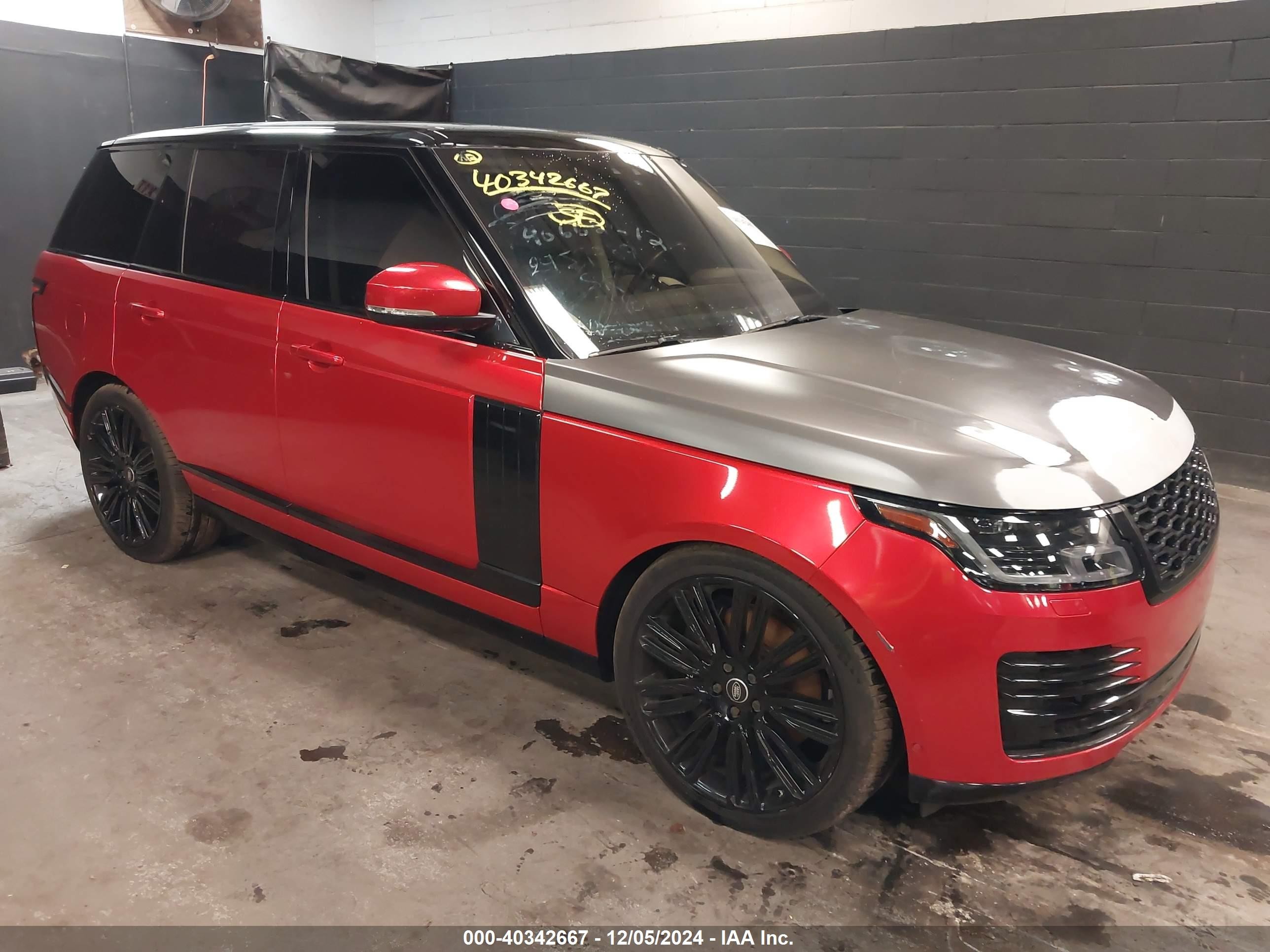 2020 Land Rover Range Rover P525 HSE, VIN SALGS2SE2LA591386 — Theft recovery