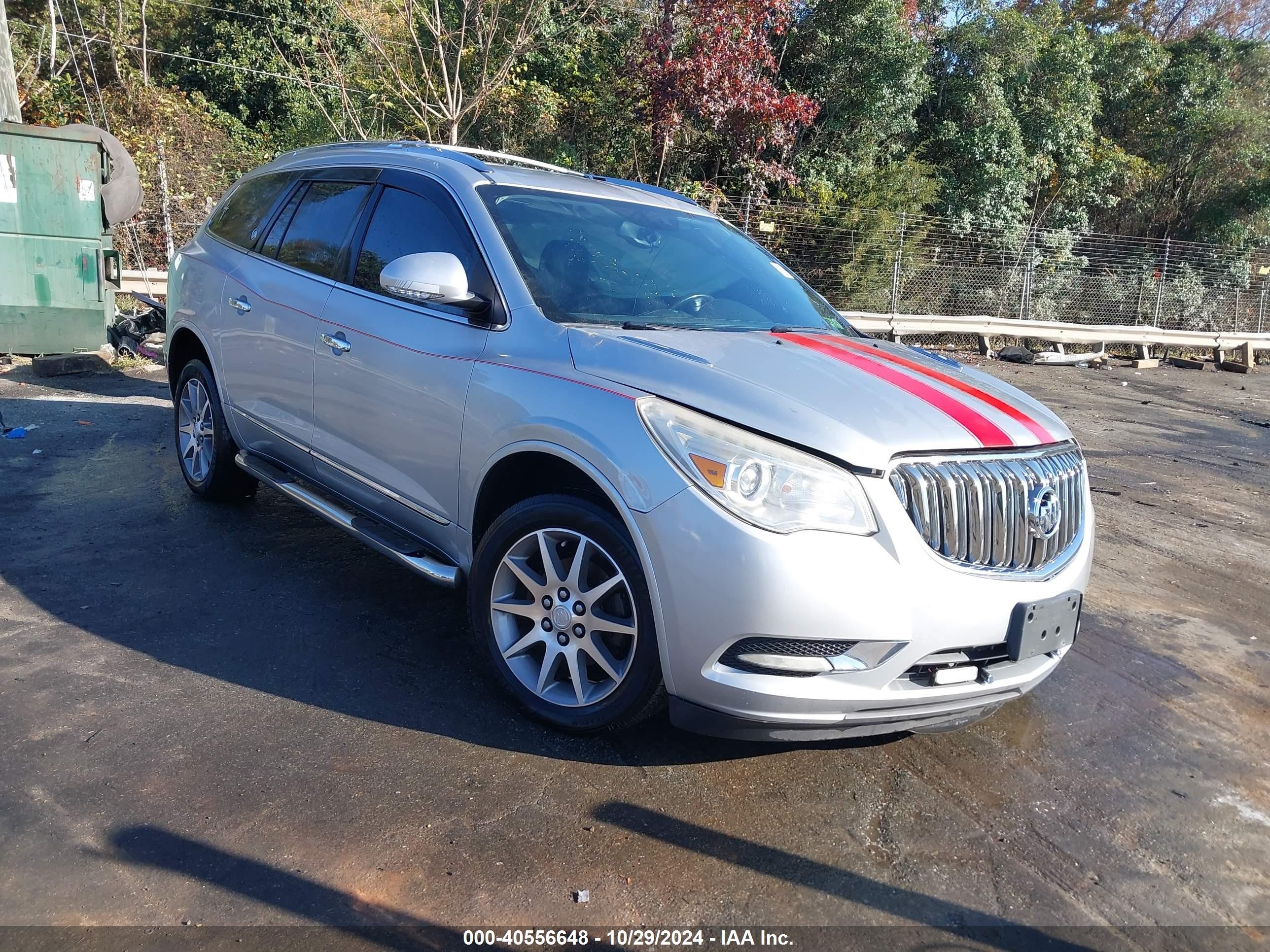 2014 Buick Enclave Leather, VIN 5GAKRBKD9EJ277646 — Vandalism