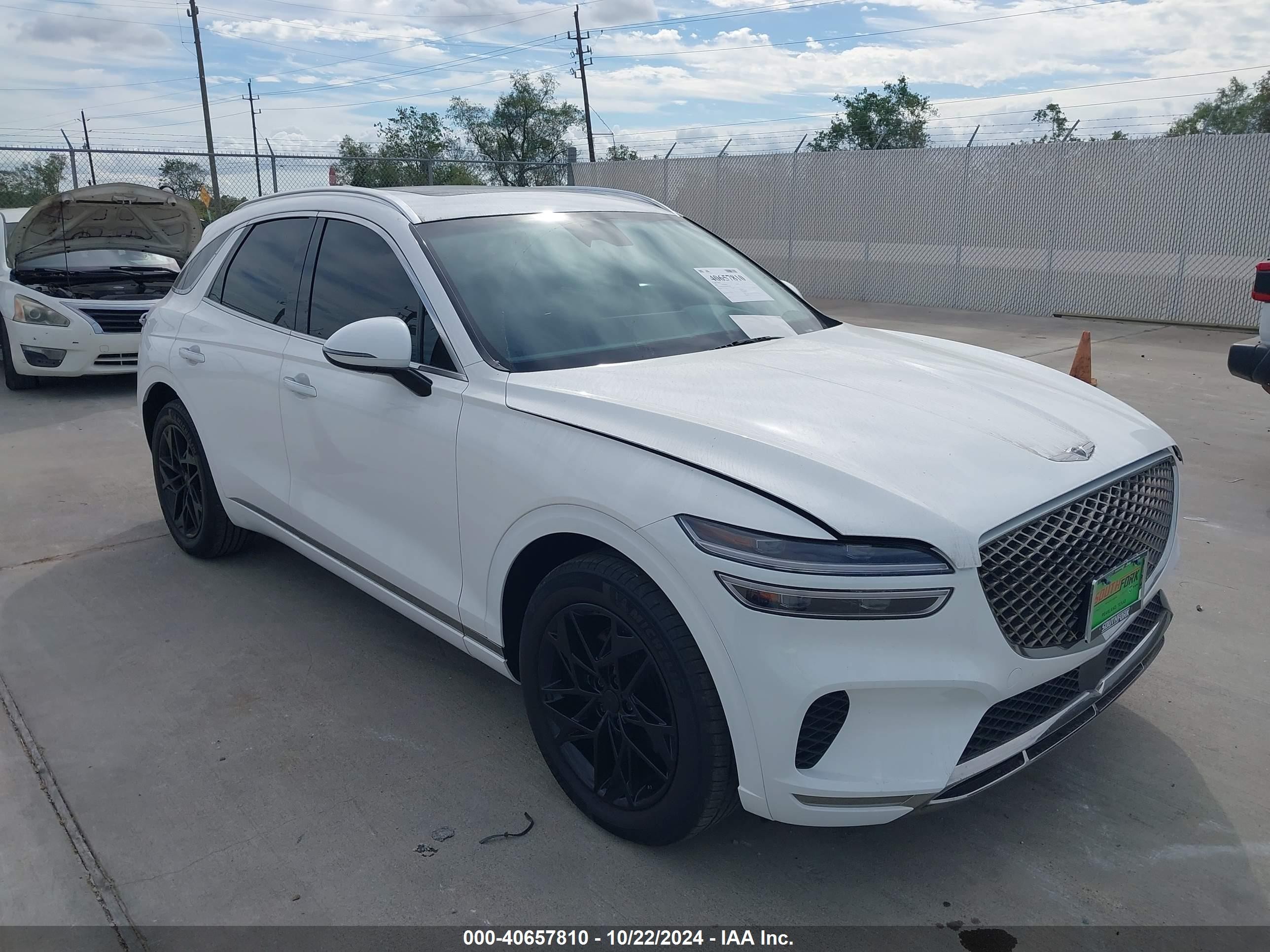 2022 Genesis GV70 2.5T, VIN KMUMADTB9NU065798 — Theft recovery
