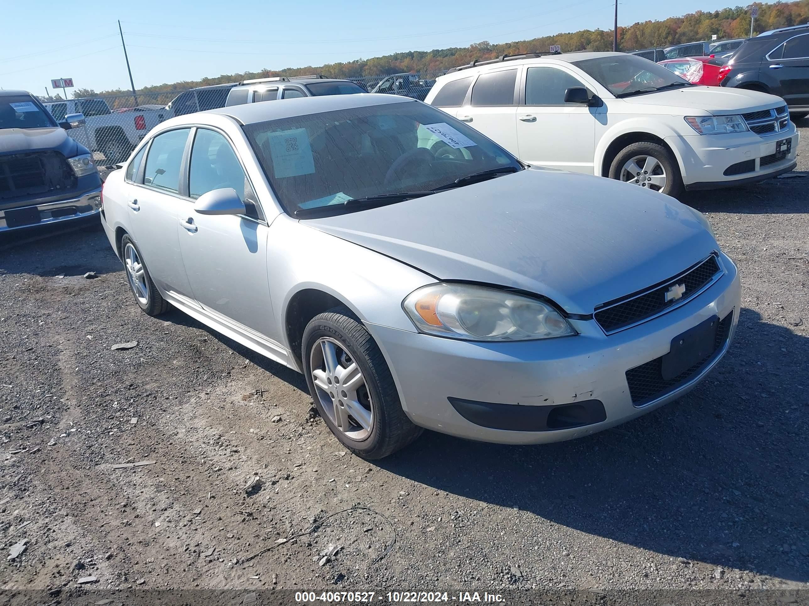 2013 Chevrolet Impala Police, VIN 2G1WD5E34D1184361 — Rear end