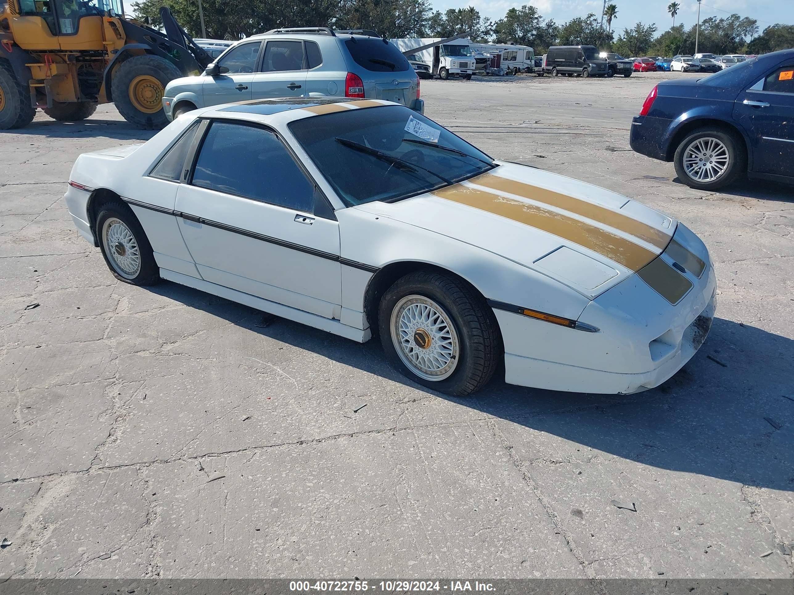 1986 Pontiac Fiero, VIN 1G2PF3797GP269850 — Biohazard / chemical