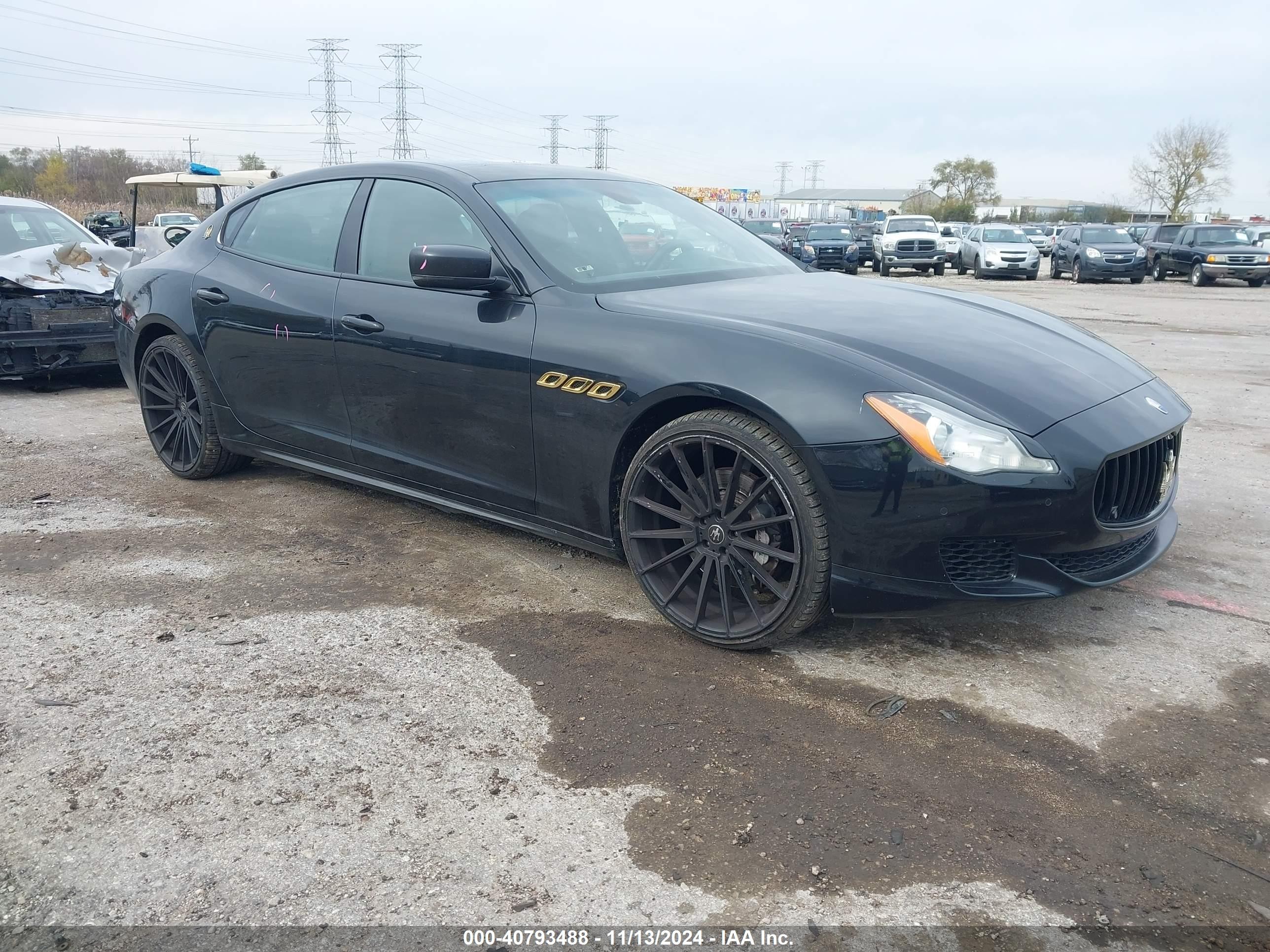 2014 Maserati Quattroporte S Q4, VIN ZAM56RRA0E1084175 — Roof