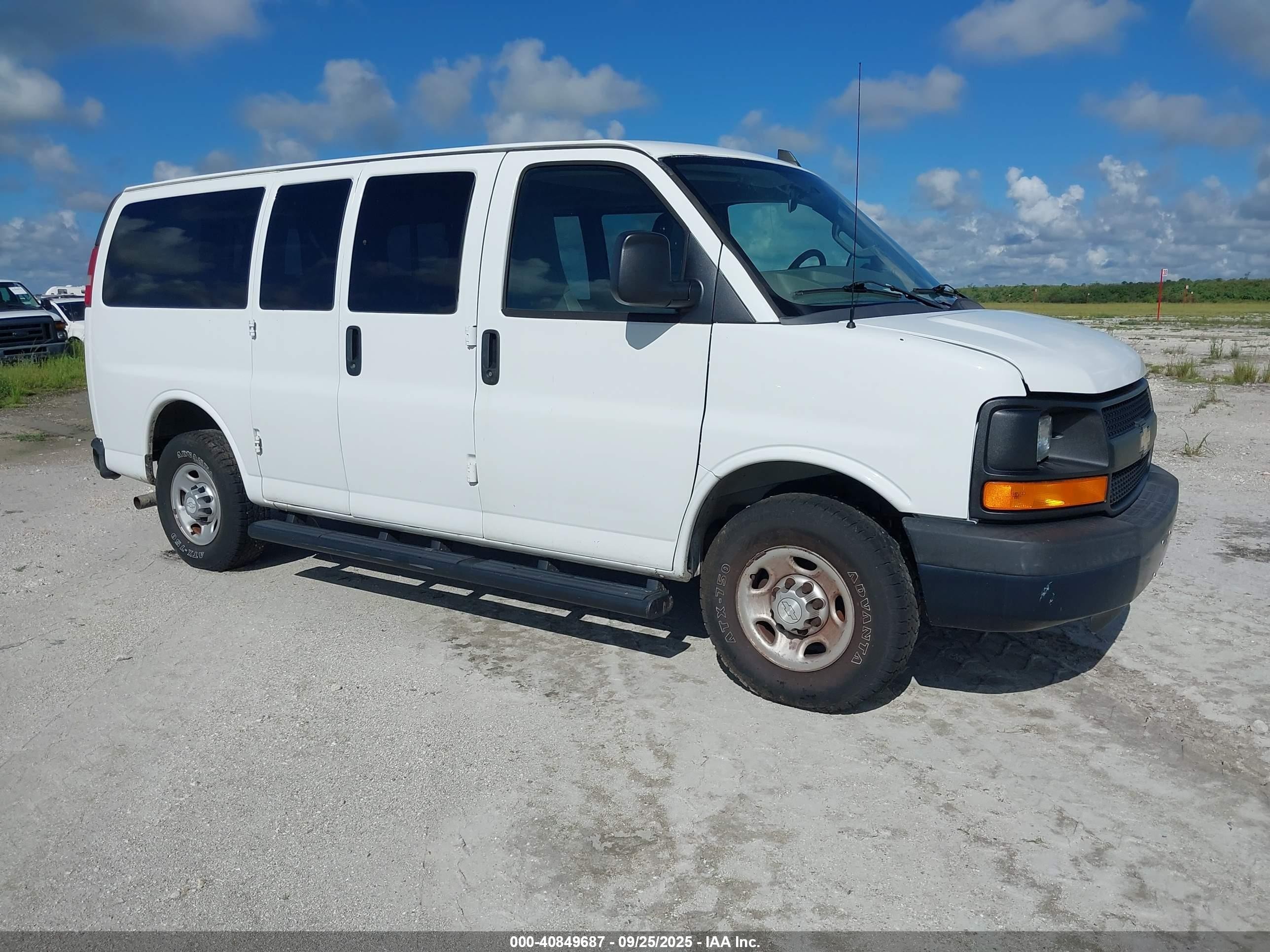 2016 Chevrolet Express 2500, VIN 1GAWGEFF9G1323037 — Water / flood